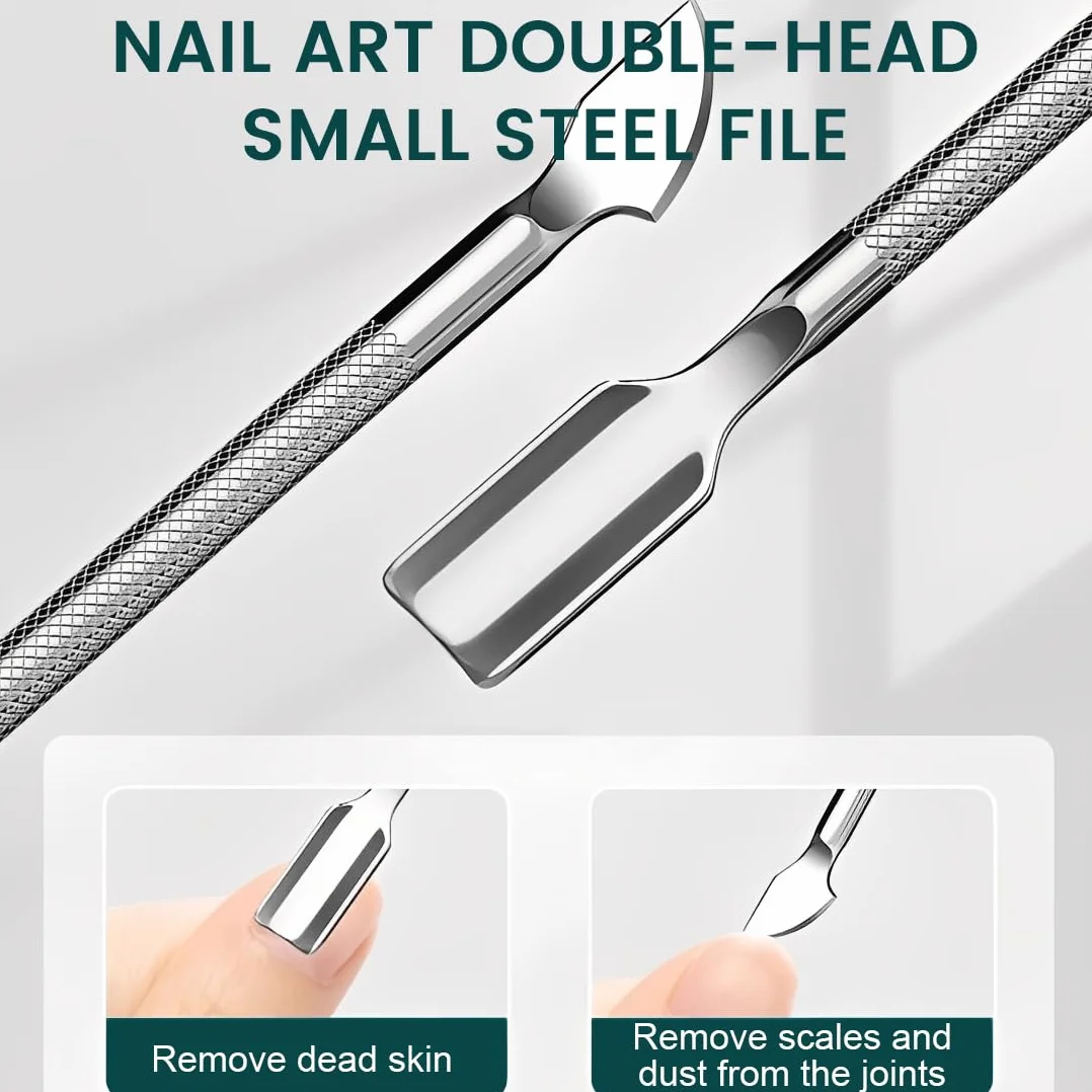 Ingrown Toenail File and Lifters Set, Stainless Steel Ingrown Toenail Removal Kit, Under Nail Cleaner Pedicure Tools
