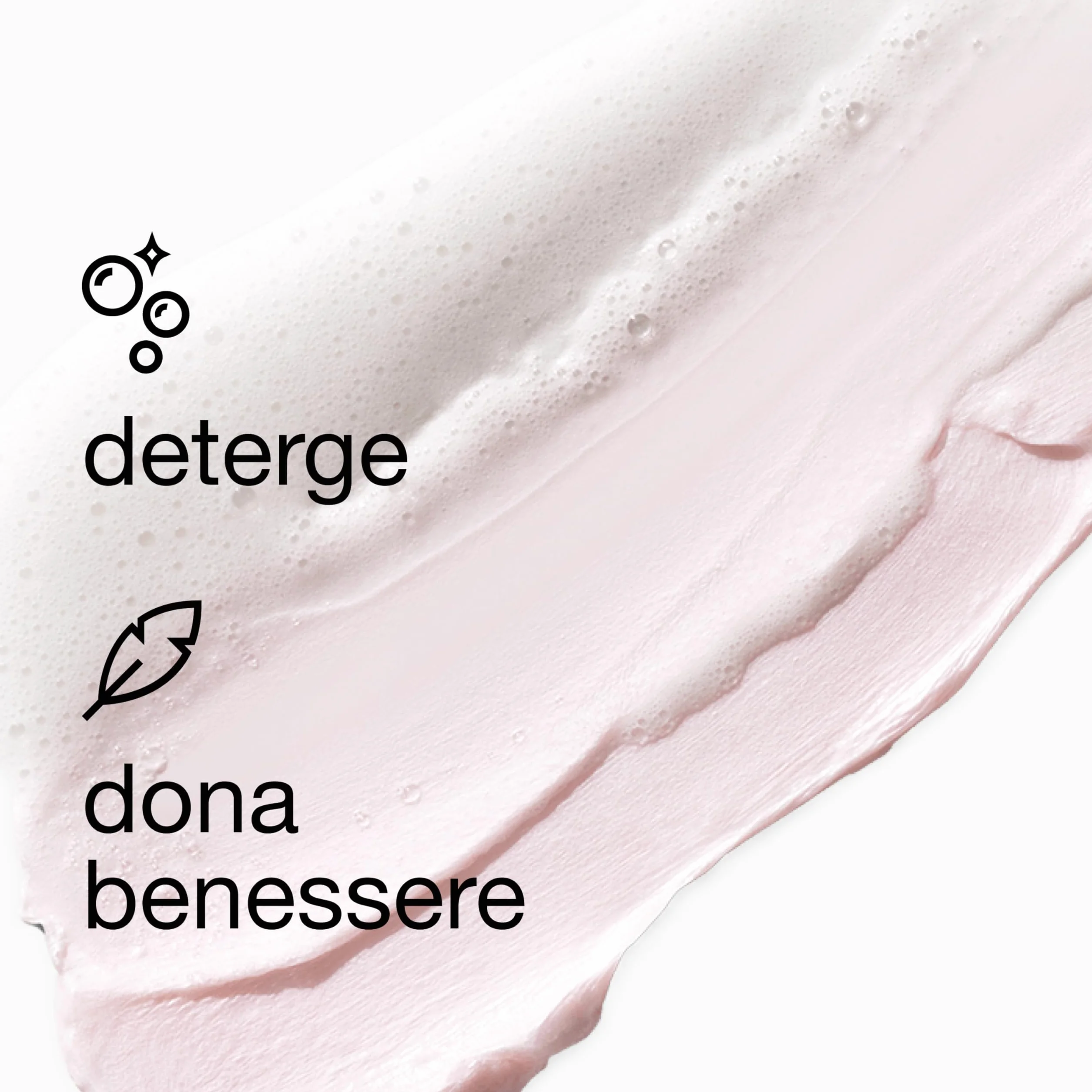 Clinique All About Clean Rinse-Off Foaming Facial Cleanser detergente con acido ialuronico e glicerina per pelli miste e grasse | Rimuove makeup e filtri solari, 150 ml