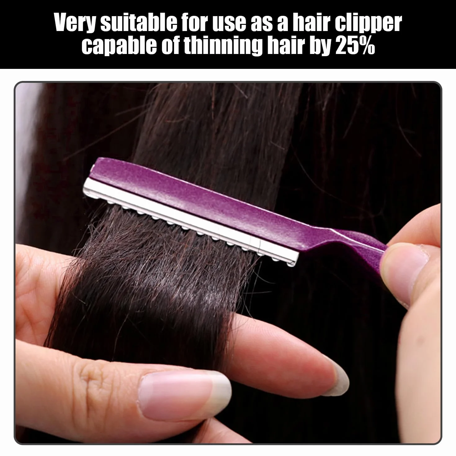 Coltello Per Capelli Da 2 Pezzi, Salone Per Capelli Resistente, Utensili Da Taglio Dei Capelli, Forniture Di Barbiere, Strumenti Per Salone Per Capelli.