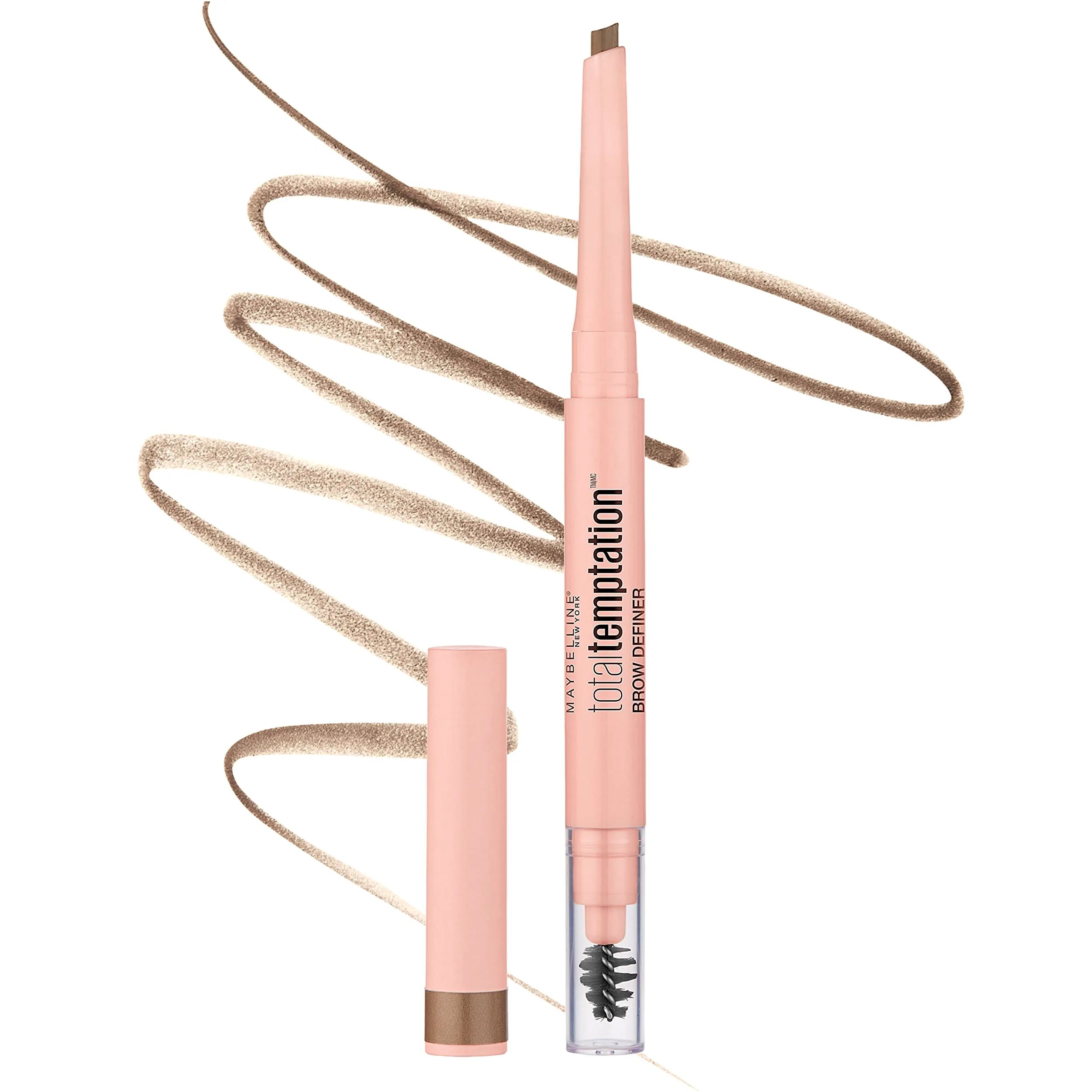 MAYBELLINE - Total Temptation Eyebrow Definer Pencil, Blonde - 0.005 oz. (0.14 g)