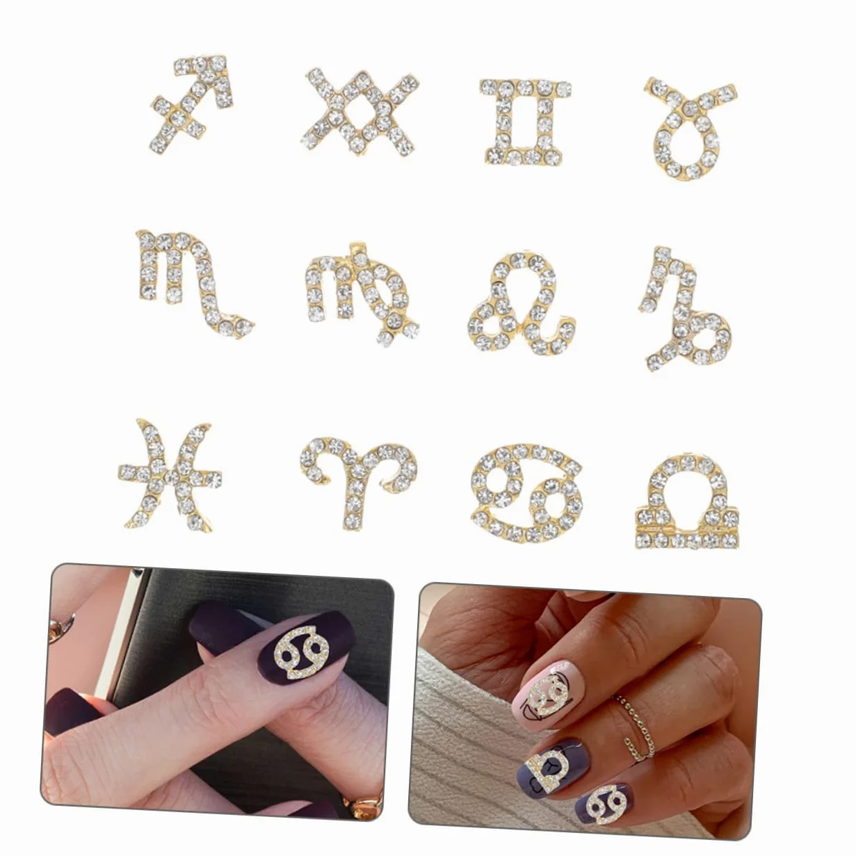 PACKOVE 5 Set Charm Per Unghie Design Unico Decorazioni Per Nail Art Shiny E Delicate Per Manicure E Te Pezzi * 5