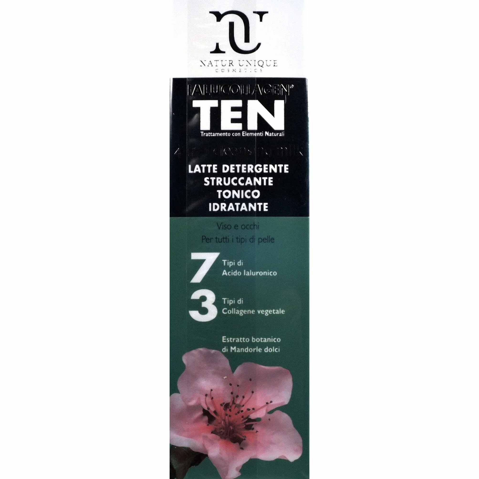 Latte Detergente Struccante Tonico Idratante Ialucollagen TEN
