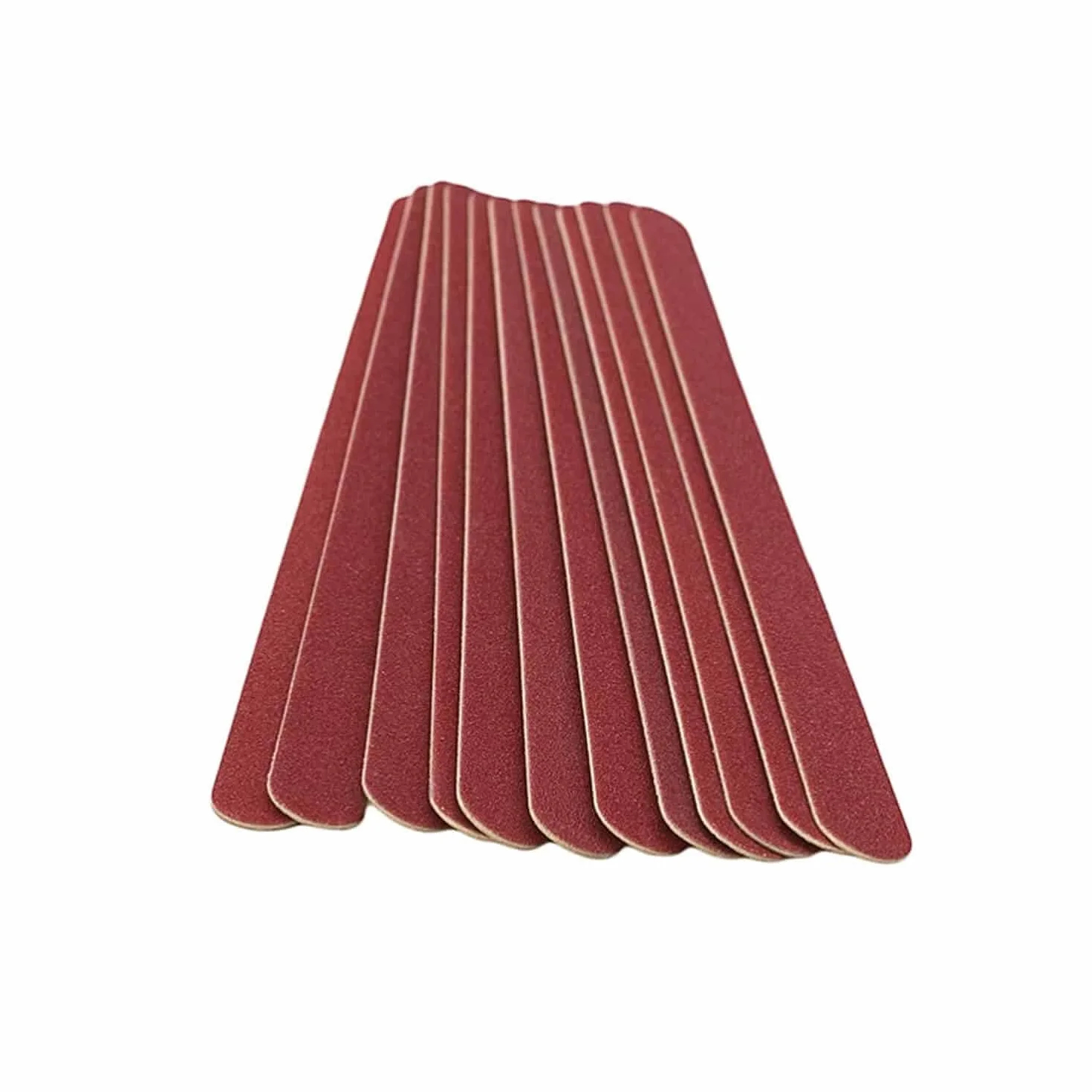 GOOD STUFF Lime per Unghie Professionali in Legno e Carta Abrasiva - Confezione da 25 pezzi di lime per manicure da 13x1 cm. Ideali per Tutti i Tipi di Unghie. Doppia Faccia Abrasiva.
