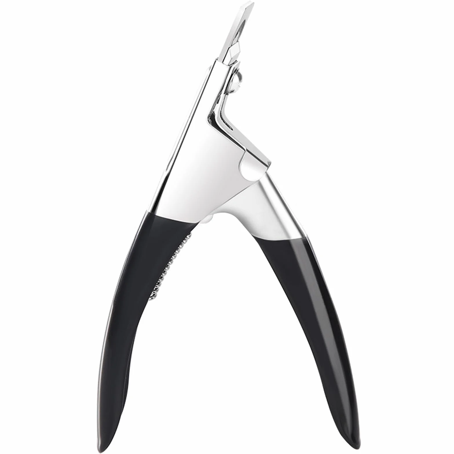 Tagliaunghie in Acciaio Inox per Unghie in Gel Professionale Cutter Falso Nail Clipper Forma di U Nero