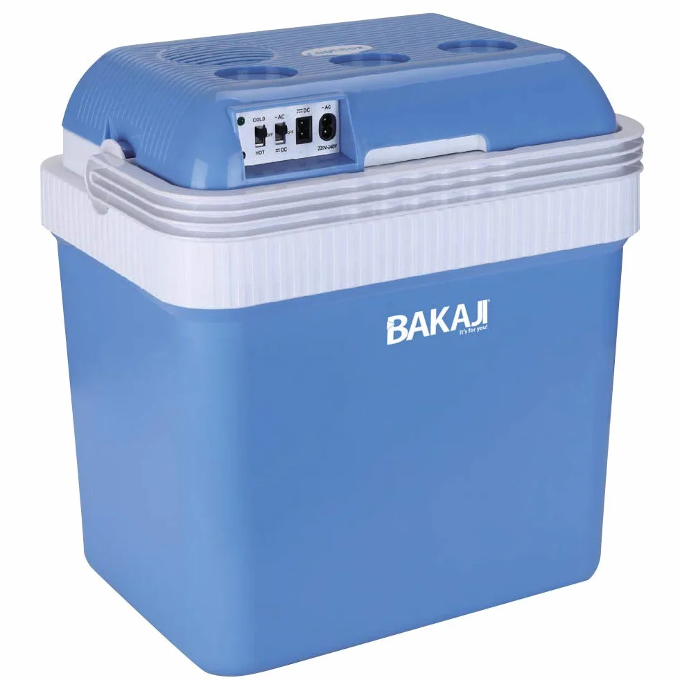 Bakaji Frigorifero Elettrico 24LT 12/220V Portatile Caldo Freddo 41x30x45 cm