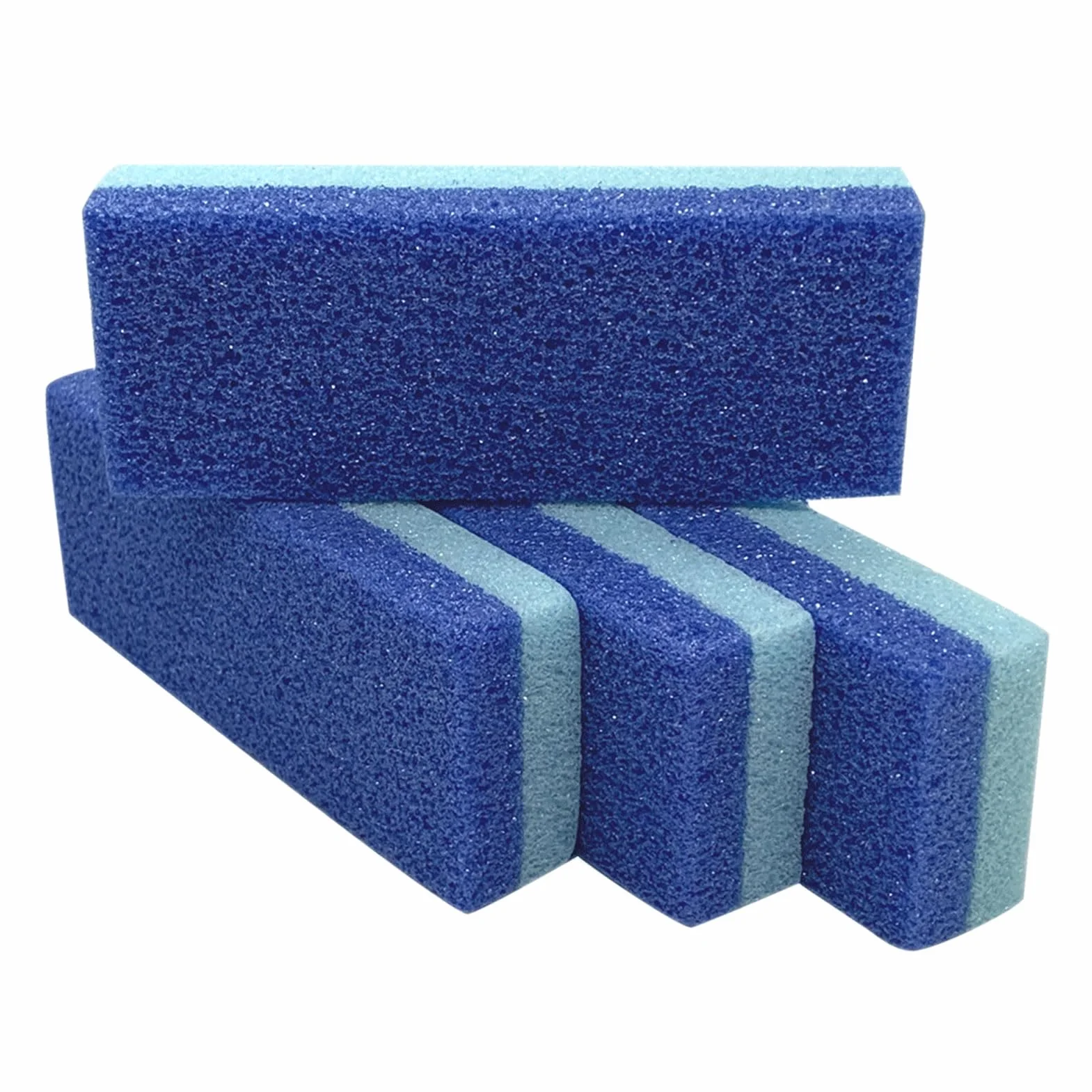 Piede pietra pomice per piedi pelle dura rimozione e scrubber (confezione da 4) blu