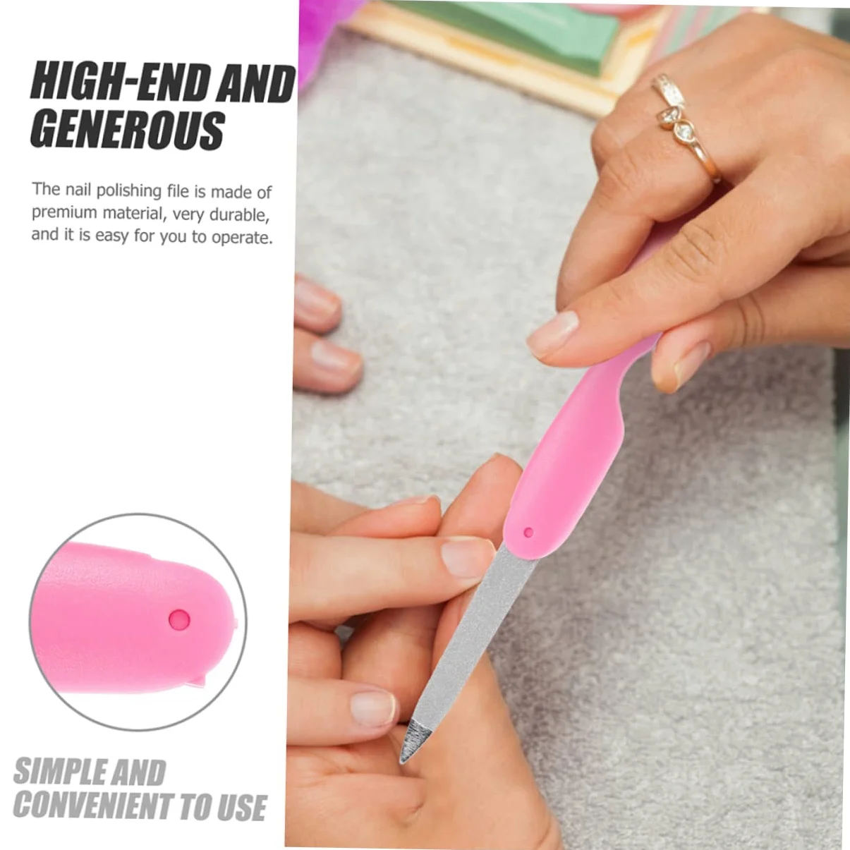 Healeved 32pezzi Limette Per Unghie Metallo Doppia Faccia Strumenti Professionali Per Manicure e Pedicure Di Limette Compatte Per Unghie Fatte Casa e Nei Saloni