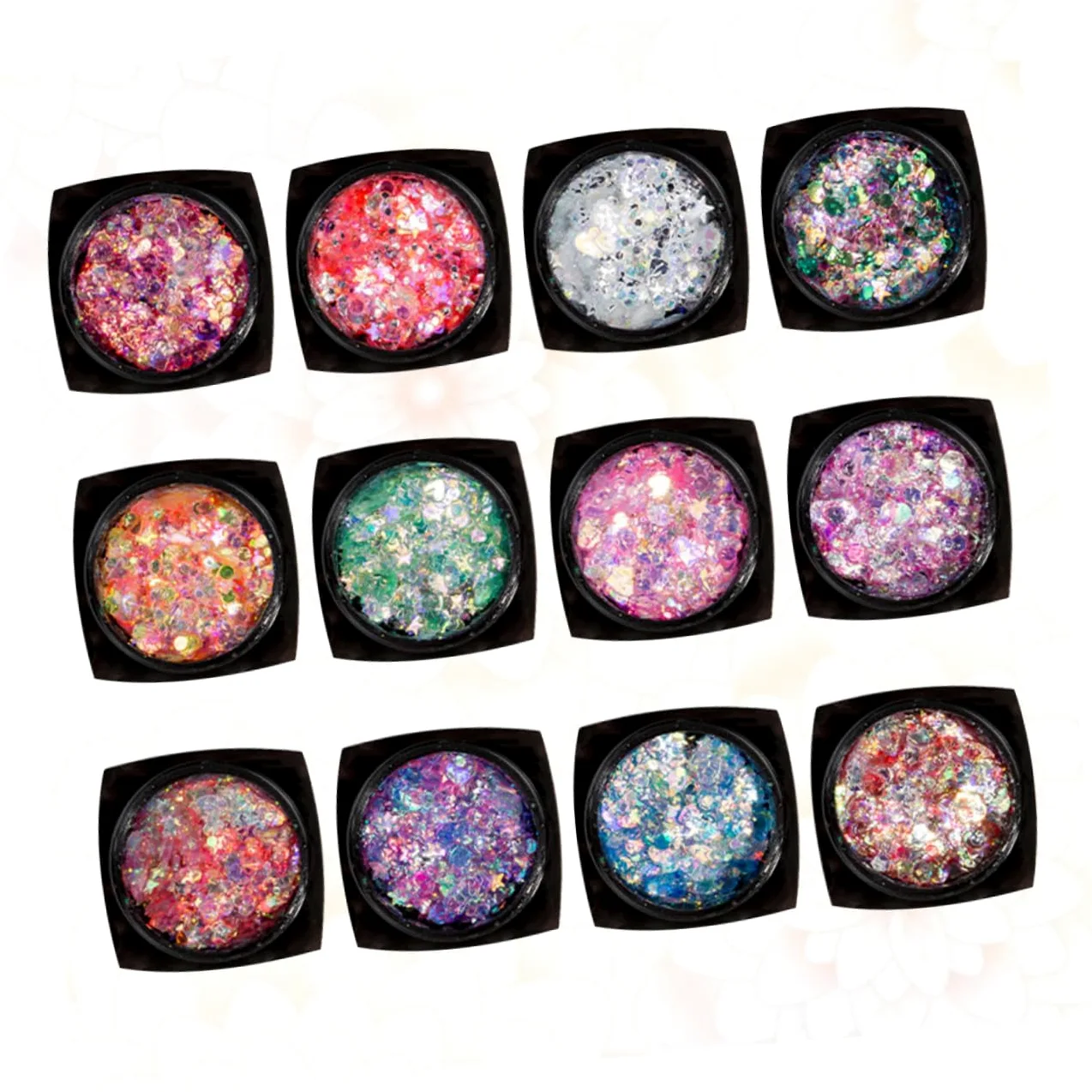 Angoily Set Da 2 Pezzi gel per il corpo con paillettes truccarsi gel per il corpo glitterato gel di paillettes per il viso gel di paillettes per il corpo gel di paillettes per il trucco