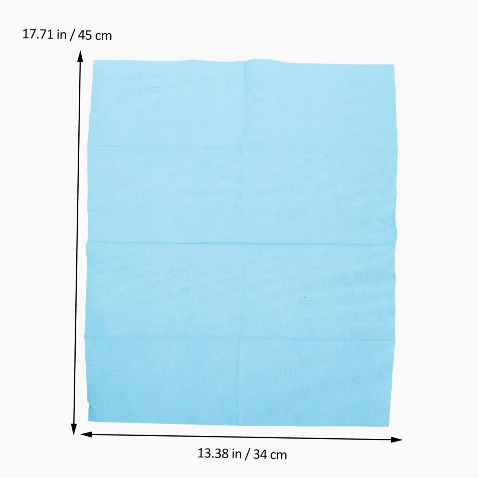 Didiseaon Tovaglietta Monouso per Manicure Blu in Carta Fibra Resistente 125 Pezzi per Nail Art Salon e Ufficio