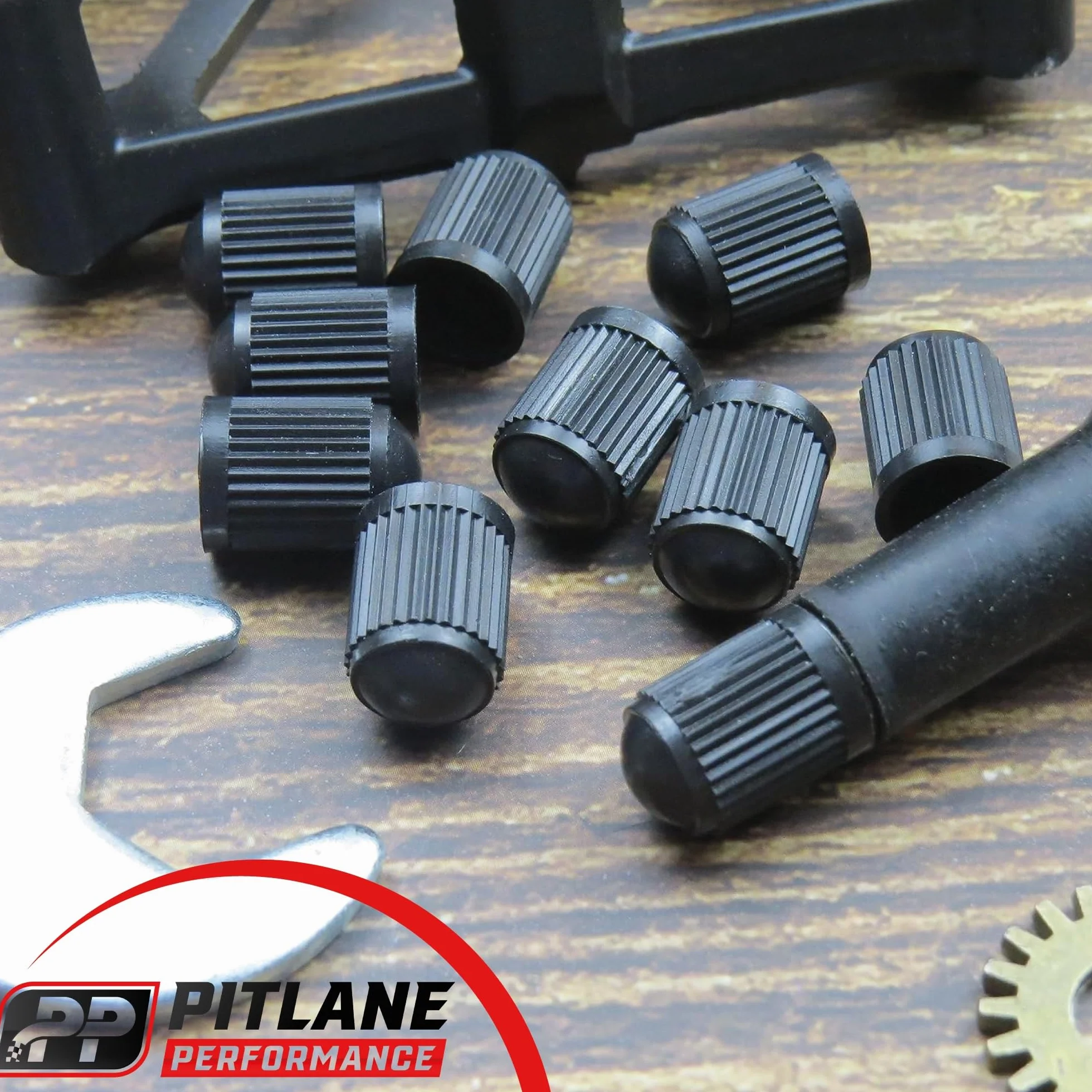 Tappi Coprivalvola per Pneumatici Compatibili Auto SUV Moto Bici Coperture Valvola Schrader Resistenti Guarnizione Interna Nero