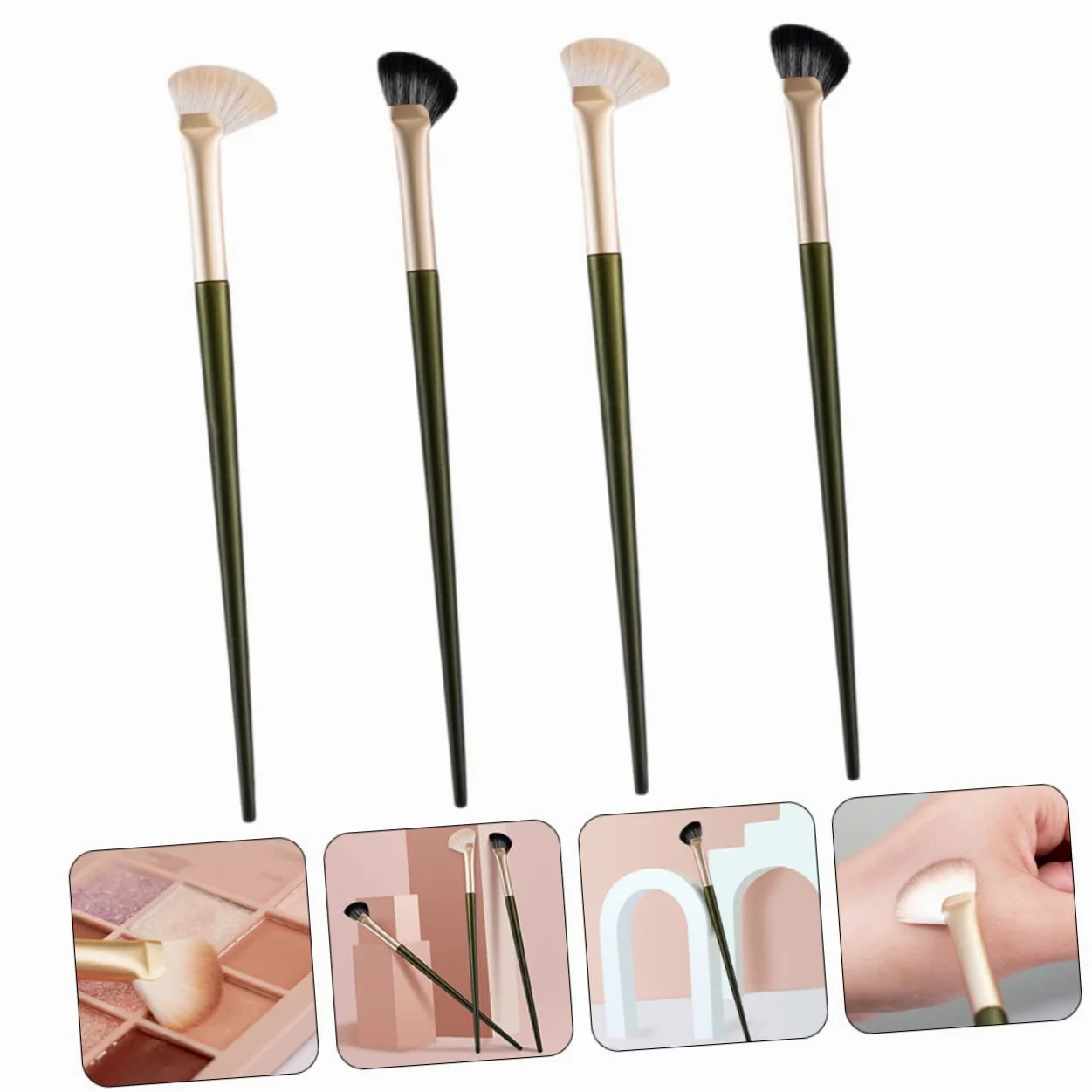 Didiseaon 20pezzi Contour Per Angolato e Ombretto Per Occhiaie e Puffiness Multifunzionali Per e Sopracciglia Morbidi