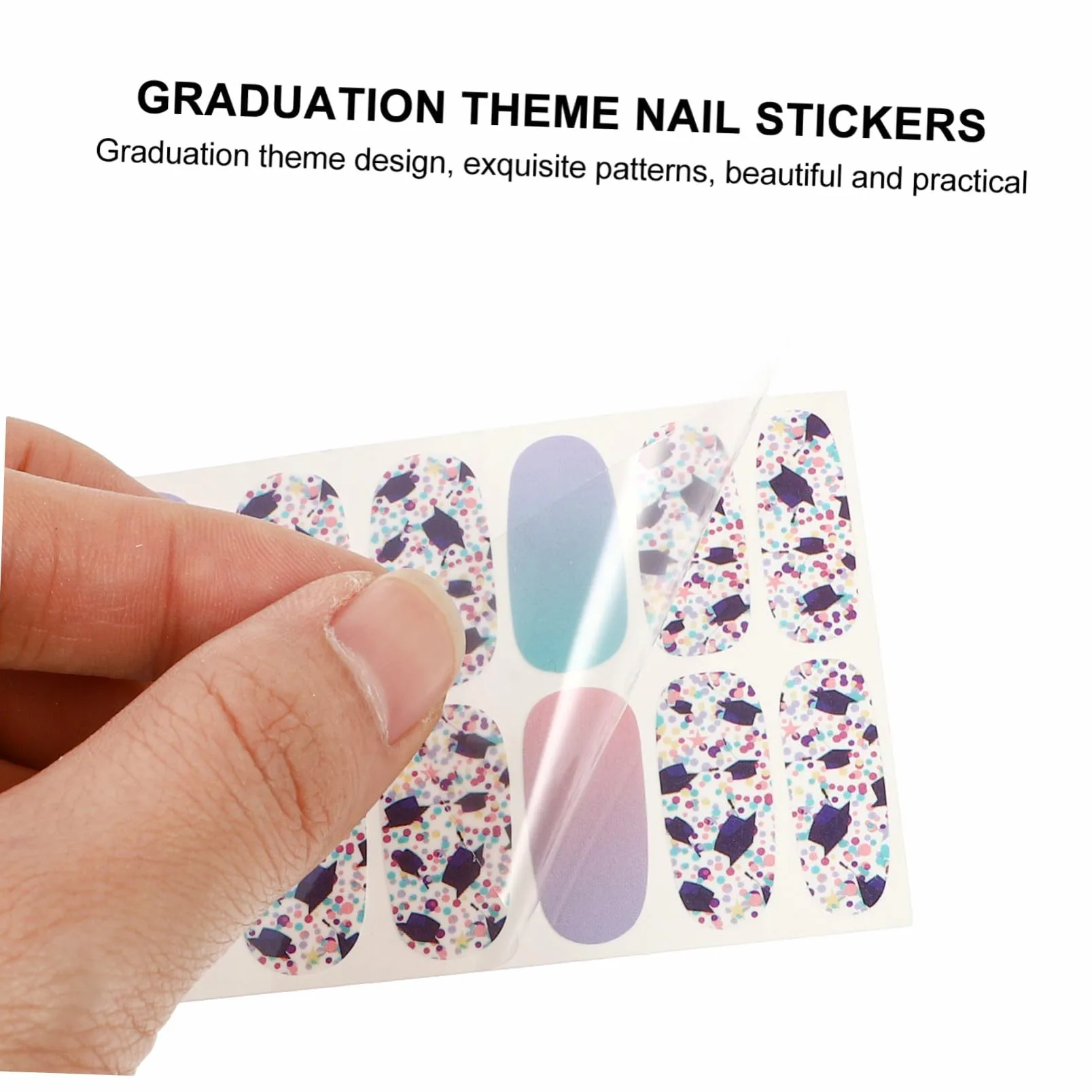 CALLARON 32 Fogli Adesivi Unici per Decorazione Unghie Stickers Manicure con Design Creativo per Look Distintivo e Alla Moda