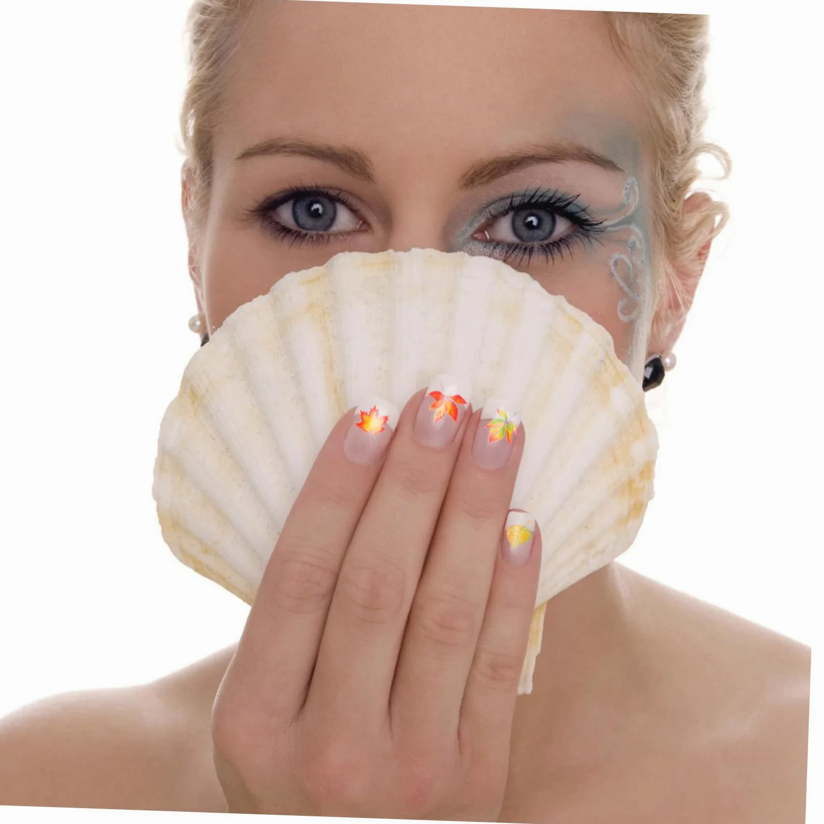 PACKOVE 3 set Decorazione Adesivi Per Unghie Adesivi Per Unghie Alla Moda Per ie Fai Da Te Decalcomanie Per ie Creative Per Nail Art Con Foglie 9 fogli*3