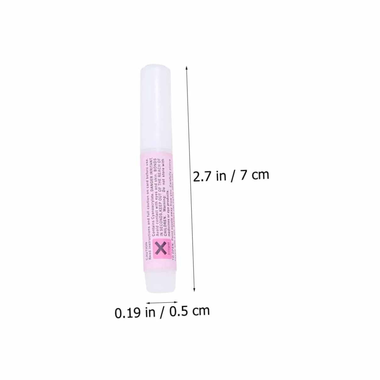 75pezzi Colla Per Unghie Artificiale Adesivo Per Nail Art Asciugatura Rapida Per Manicure Professionale e Uso Personale Collo Accesso Facile Alta Adesività Per Unghie False