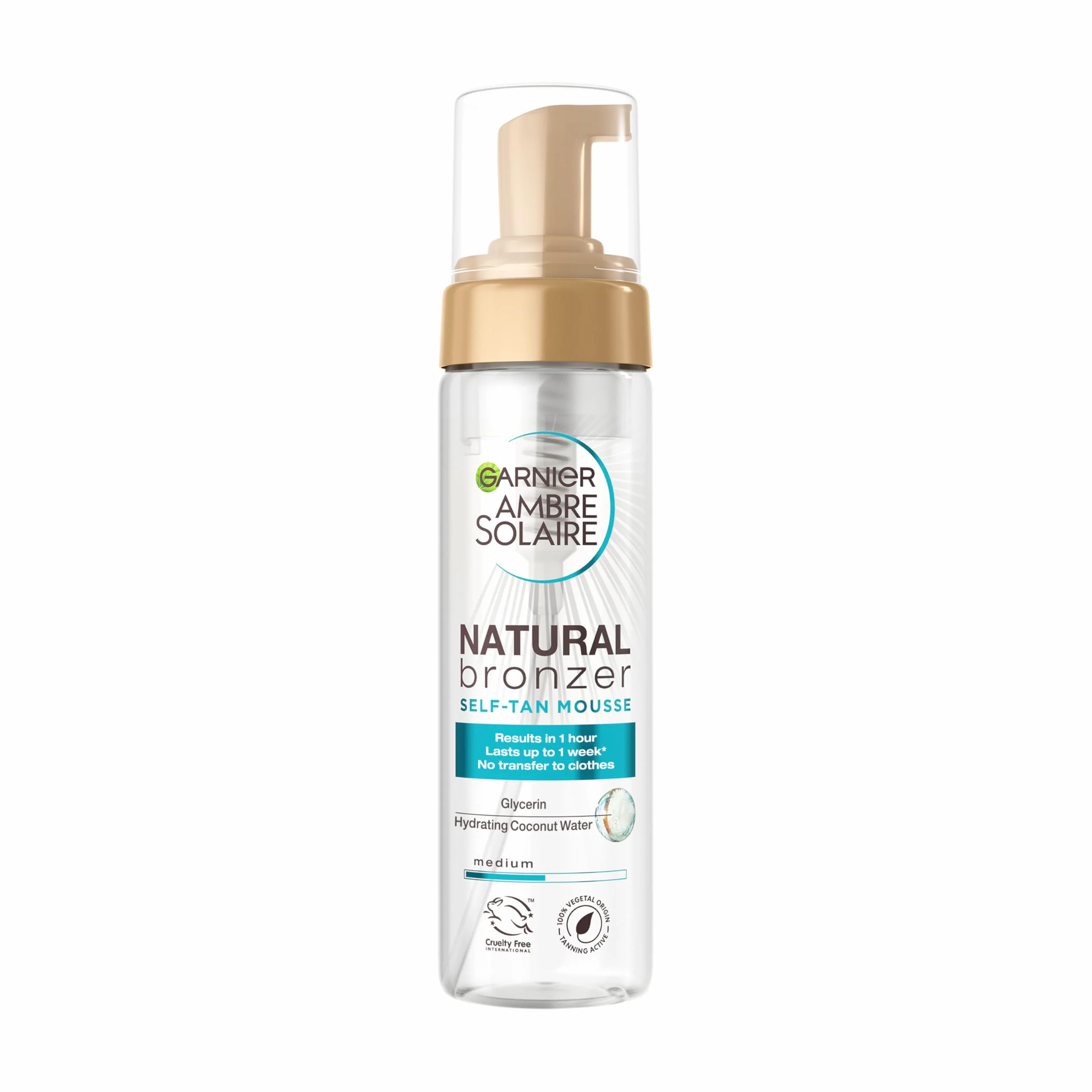 Garnier Natural Bronzer Self Tan Mousse (coccout), 300 g