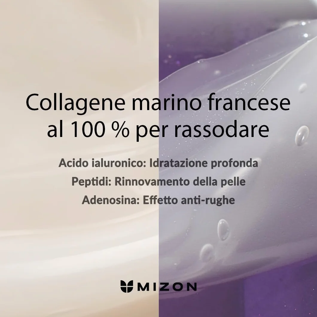 [Mizon] Crema Power Firming al collagene per il contorno occhi (25ml) Collagene marino, antirughe, Elastina Booster, Idratante, Acido Ialuronico (Collagen Power Firming Eye Cream)