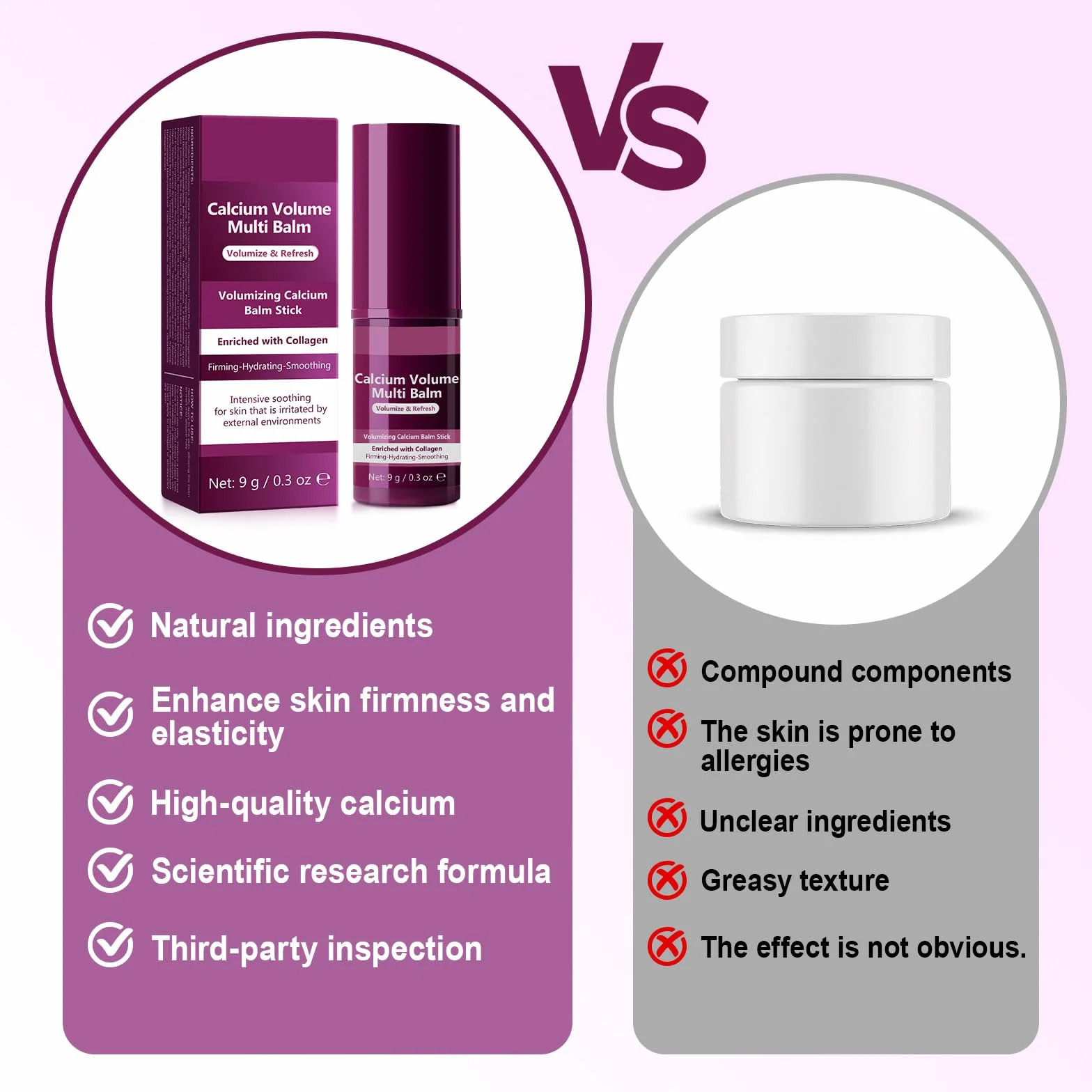 Calcium Volume Multi Balm,Calcium Multi Balm, crema di calcio anti-invecchiamento, anti-caduci, anti rughe, adatto per gli occhi, il viso, il collo (1)