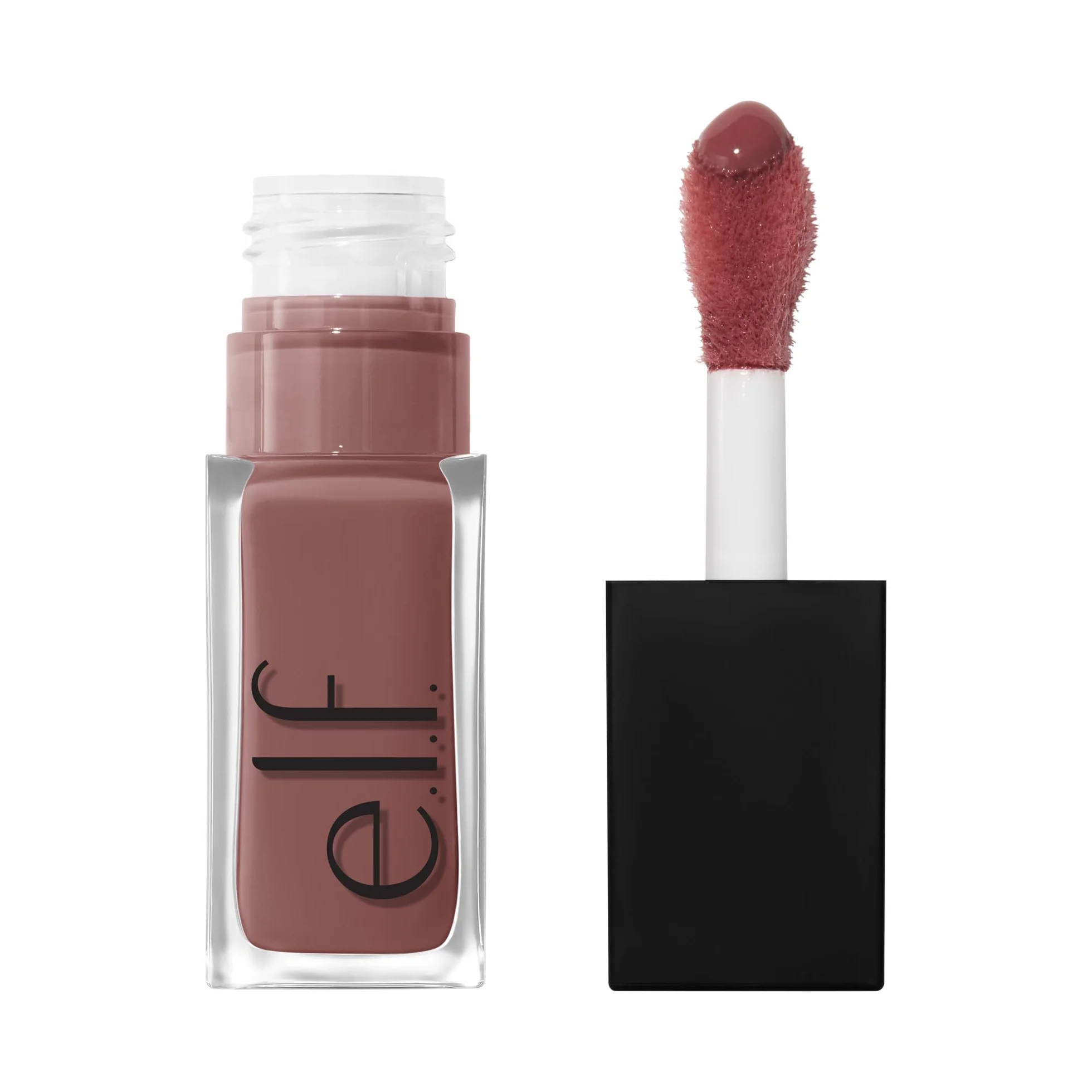 e.l.f. Glow Reviver Plumping Lip Oil, rimpolpante labbra colorato per un finish pieno e ultra lucido, infuso con olio di jojoba, prodotto vegano e non testato sugli animali, Major Mauve