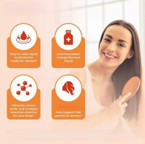 Multivitaminico da donna per capelli, unghie e pelle – Supporta la riduzione delle rughe e una luminosità liscia e sana