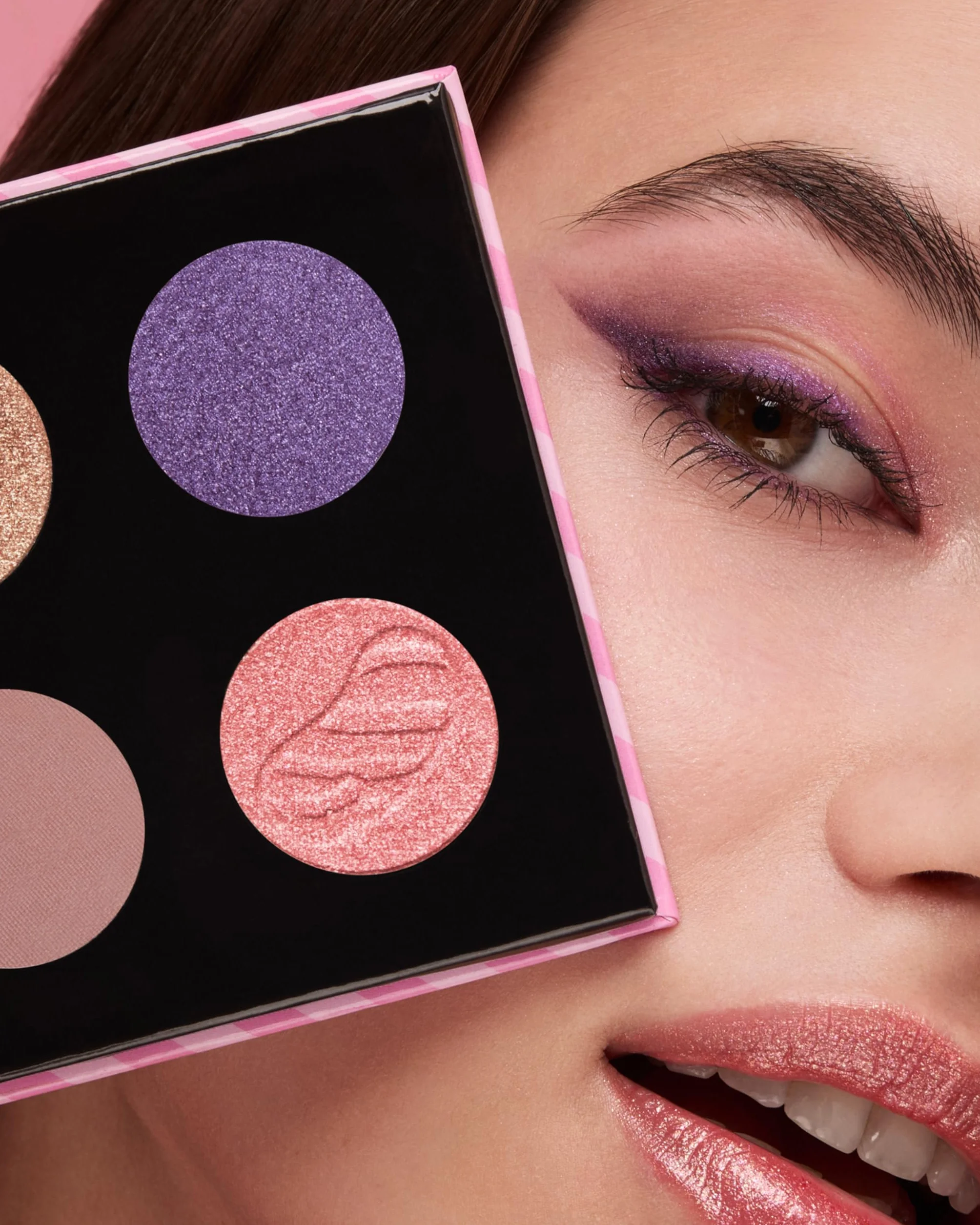 KIKO Milano Candy Crush™ Multi Finish Eyeshadow Palette 03, Palette Con 4 Ombretti Dal Finish Opaco, Metallico E Brillante
