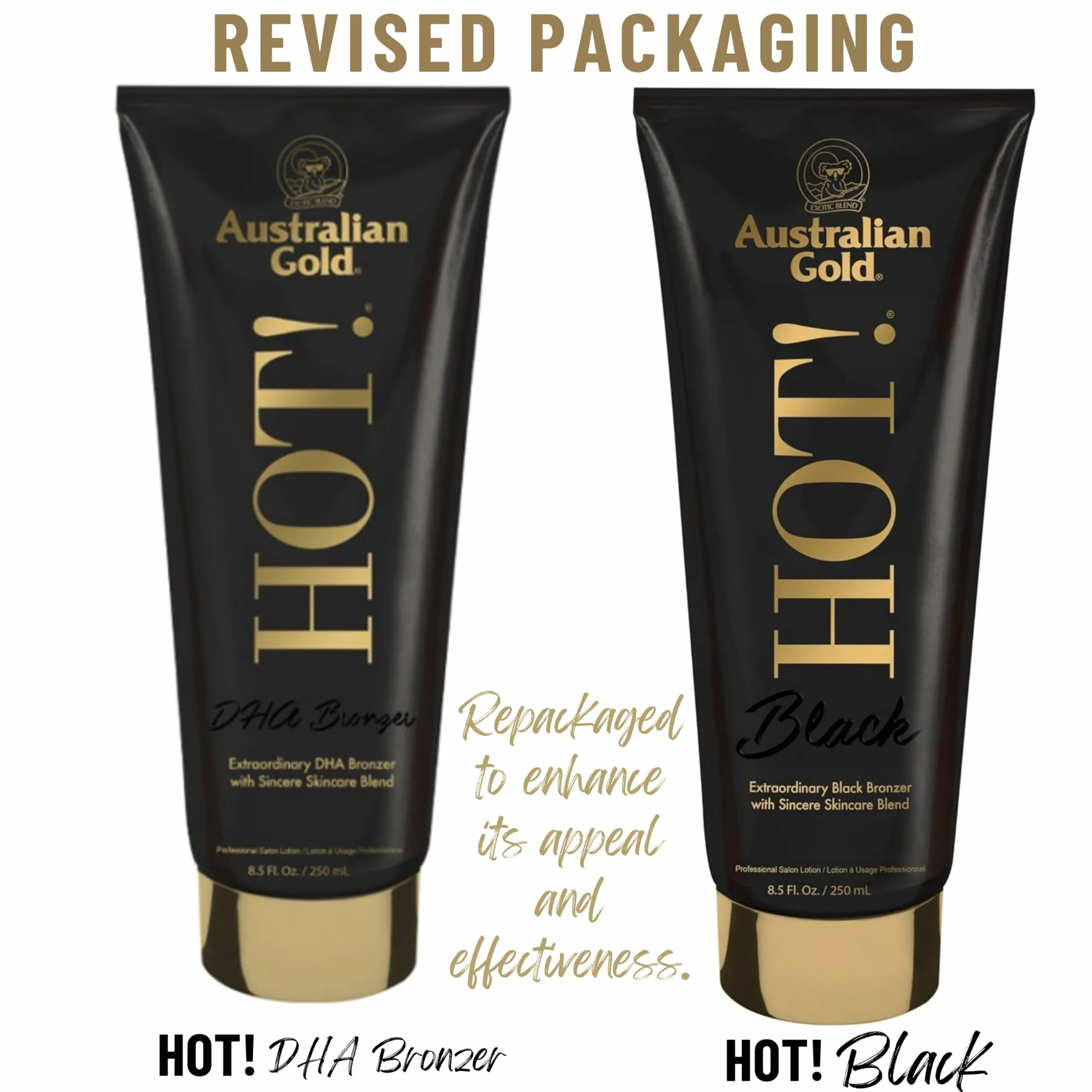 Australian Gold Caldo! Black Intensifier Anti-Aging with Self-Tanners 250ml