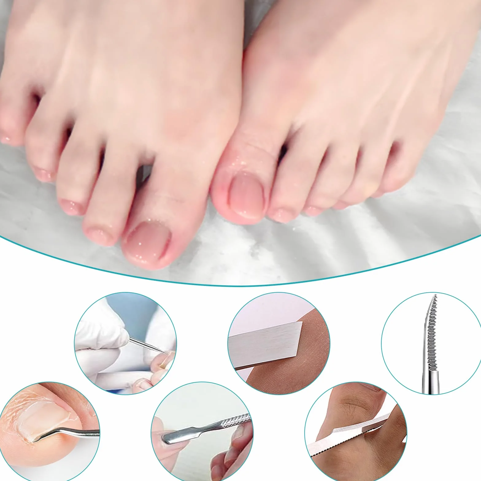 Kit Pedicure Professionale 18 Pezzi Acciaio Inox Tagliaunghie Set Donne Uomini