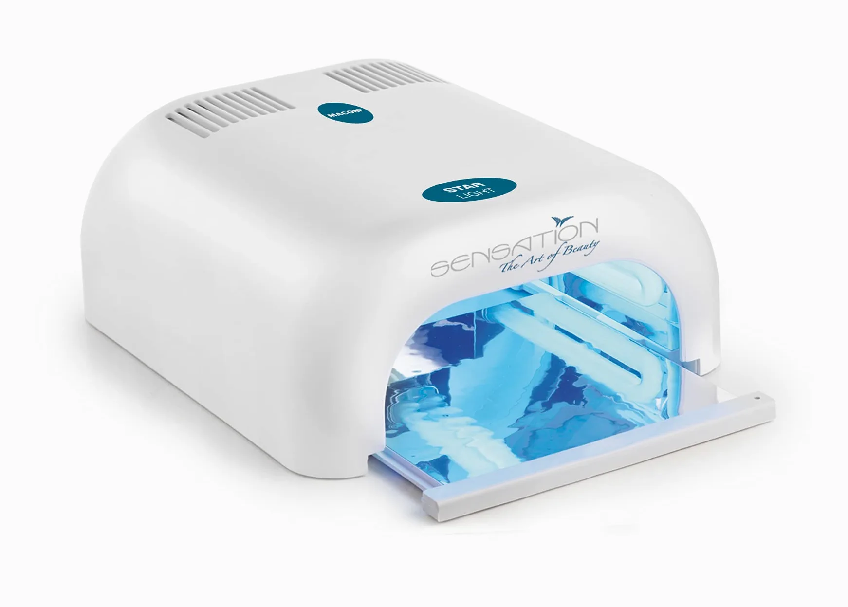 MACOM Sensation 209 Star Light Lampada UV Fotoindurente per Gel Unghie, Bianco
