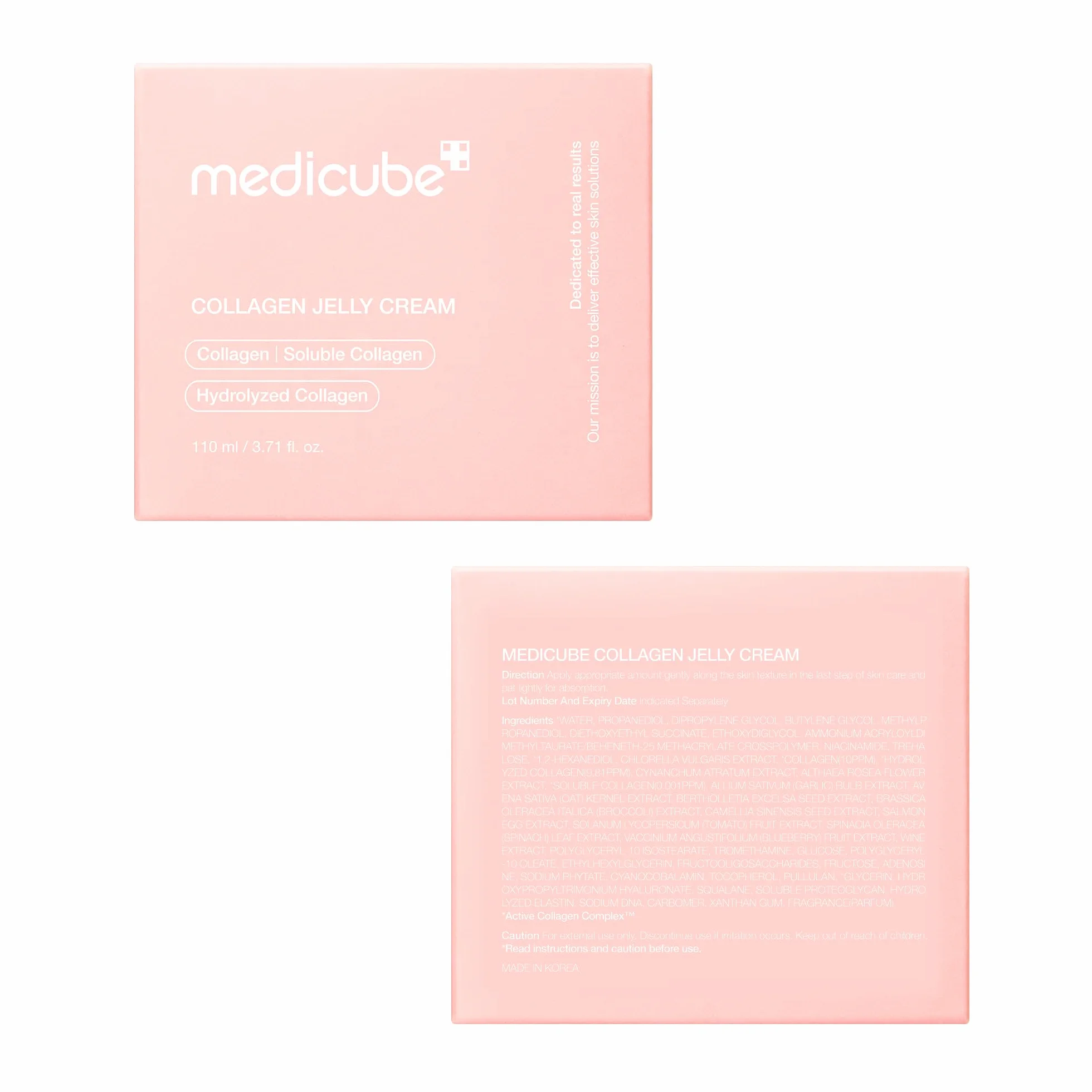 medicube Collagen Jelly Cream Crema Viso con Collagene Idrolizzato Niacinamide Acido Ialuronico 50ml