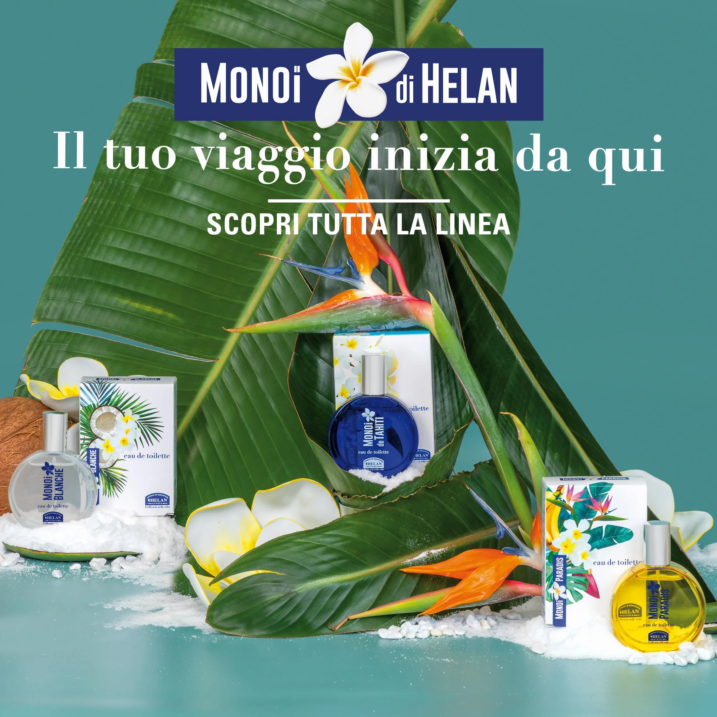 Helan Monoï de Tahiti Eau de Toilette Donna 50 ml
