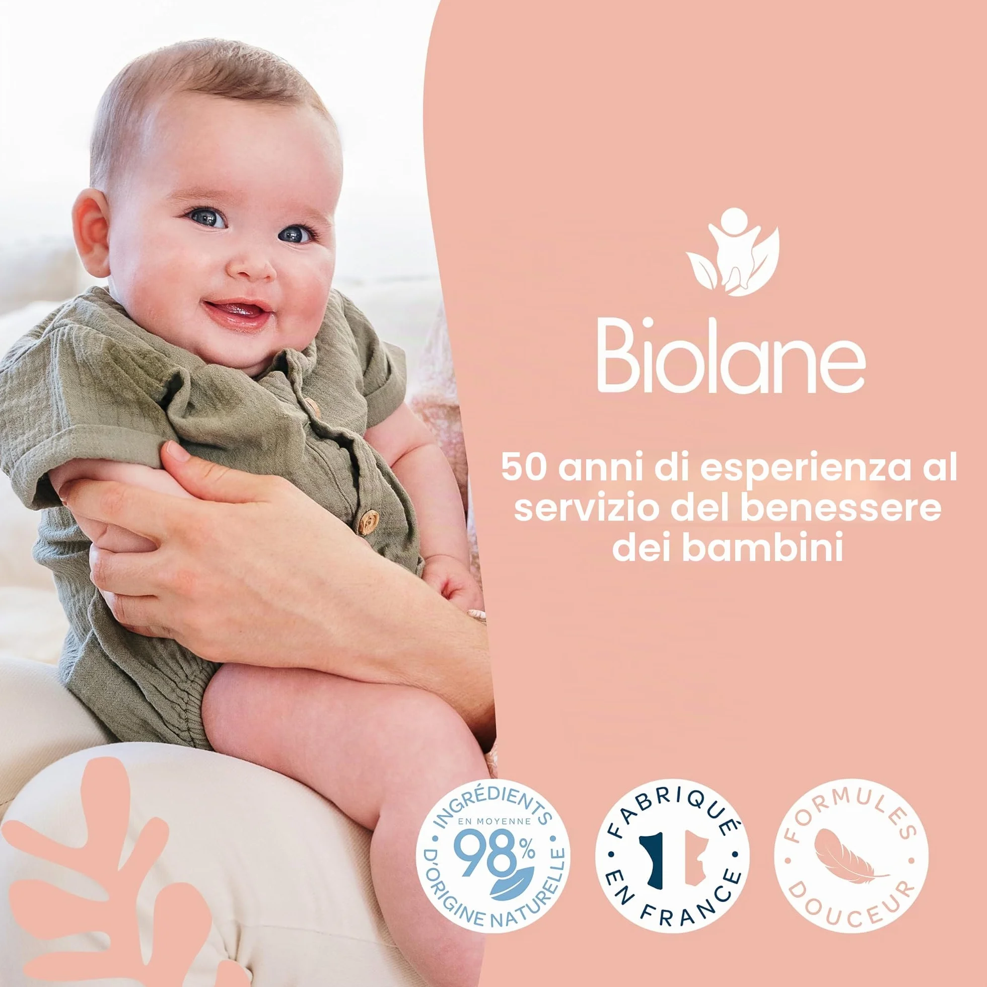 BIOLANE Eau de Toilette Bébé Frescheur 200 ml Nuova Formule