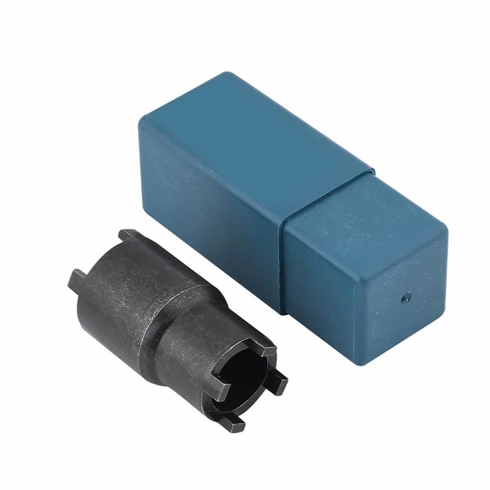 Tiiyee Chiave Per Controdado Frizione, Dado di Bloccaggio da 20-24 mm Bussola Spinner Olio Strumento Inglese Acciaio Rimozione Doppia Testa Quattro Artigli Nero CRF 600RR 450R 250L