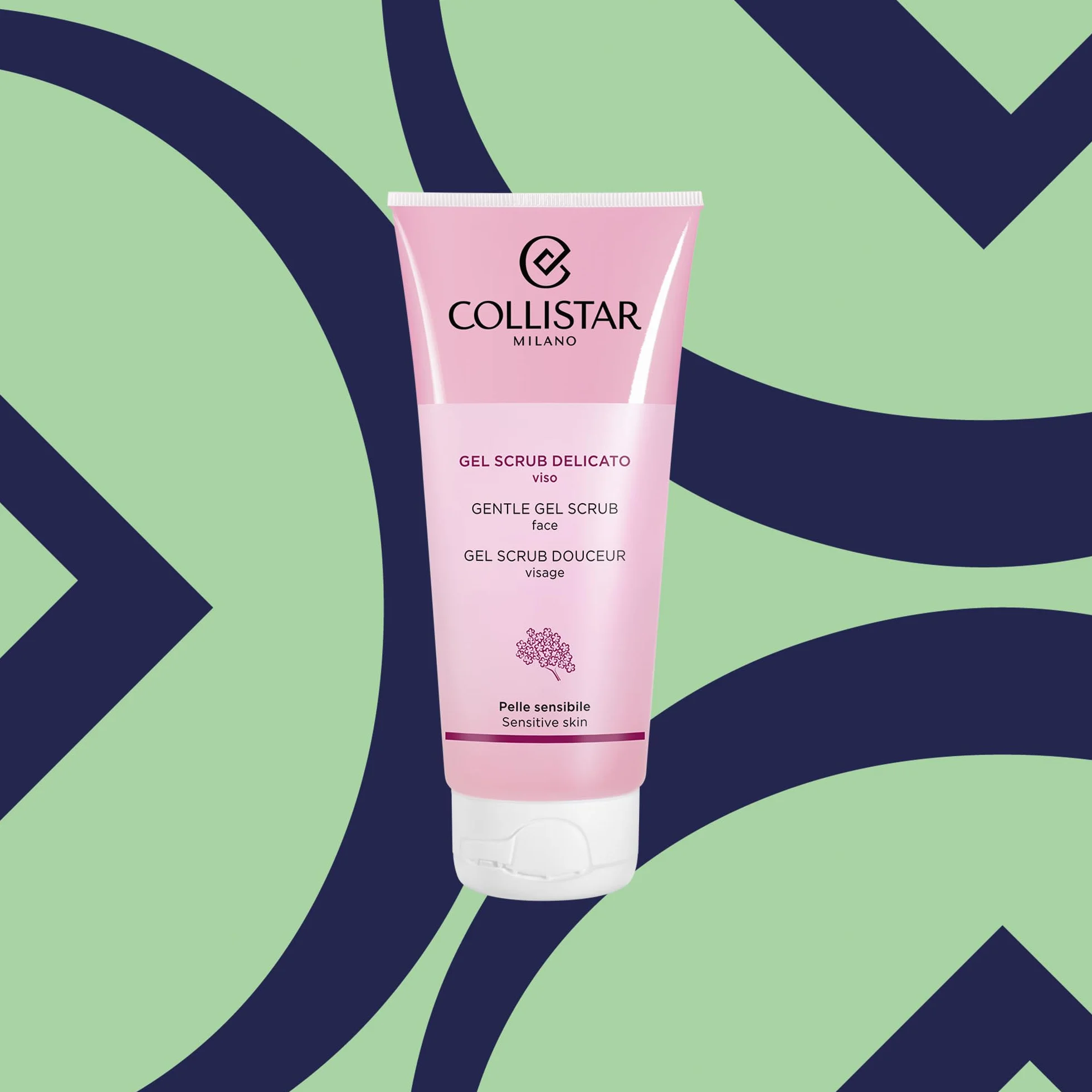 Collistar Gel Scrub Delicato Viso, Esfoliante per Pelle Liscia e Luminosa, Ideale per Pelli Sensibili, Alta Tollerabilità, 100 ml