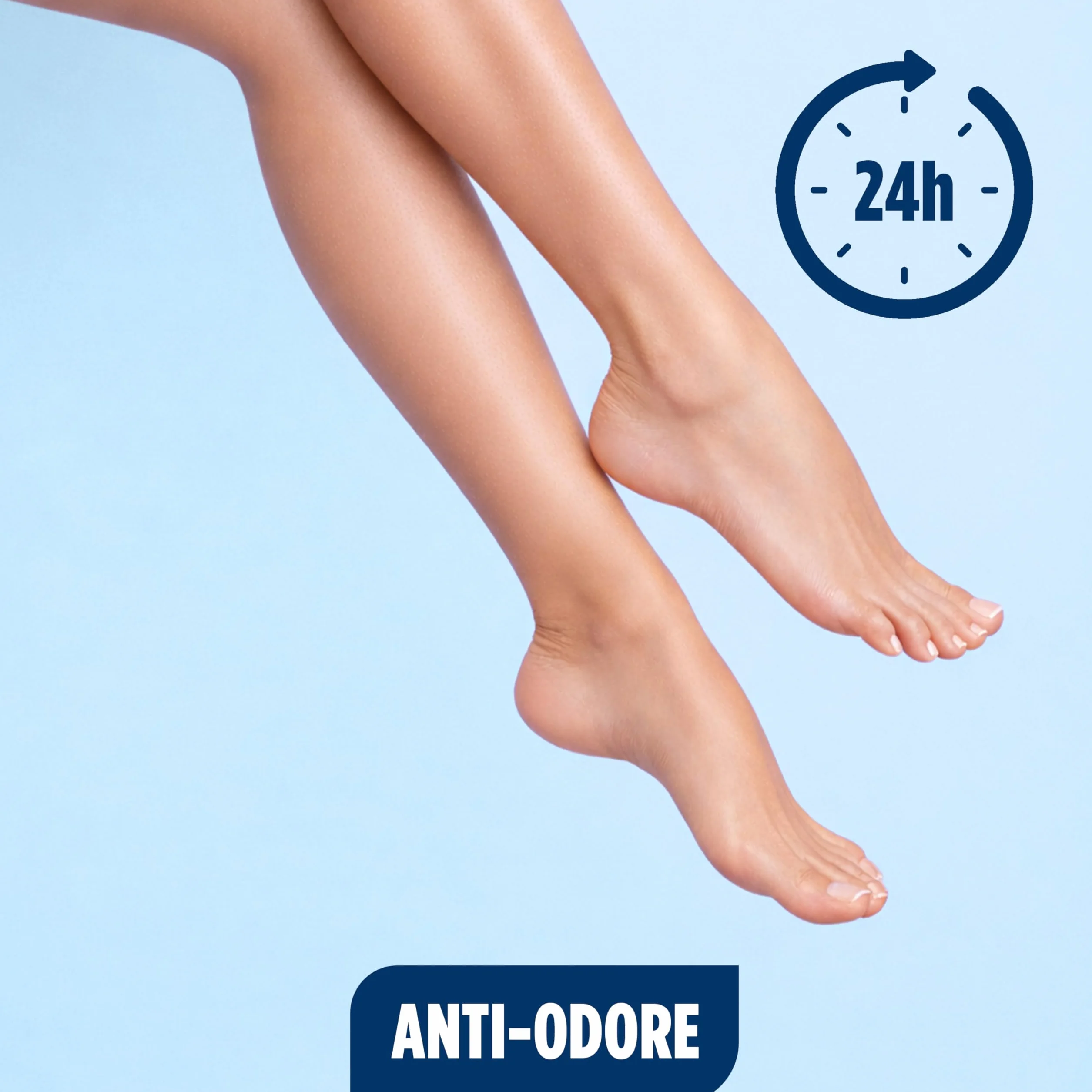 Deocrema Extra Fresh Crema per i Piedi Effetto Rinfrescante Idratante Regola Sudorazione Piede Antibatterico Senza Parabeni e Siliconi 100 ml
