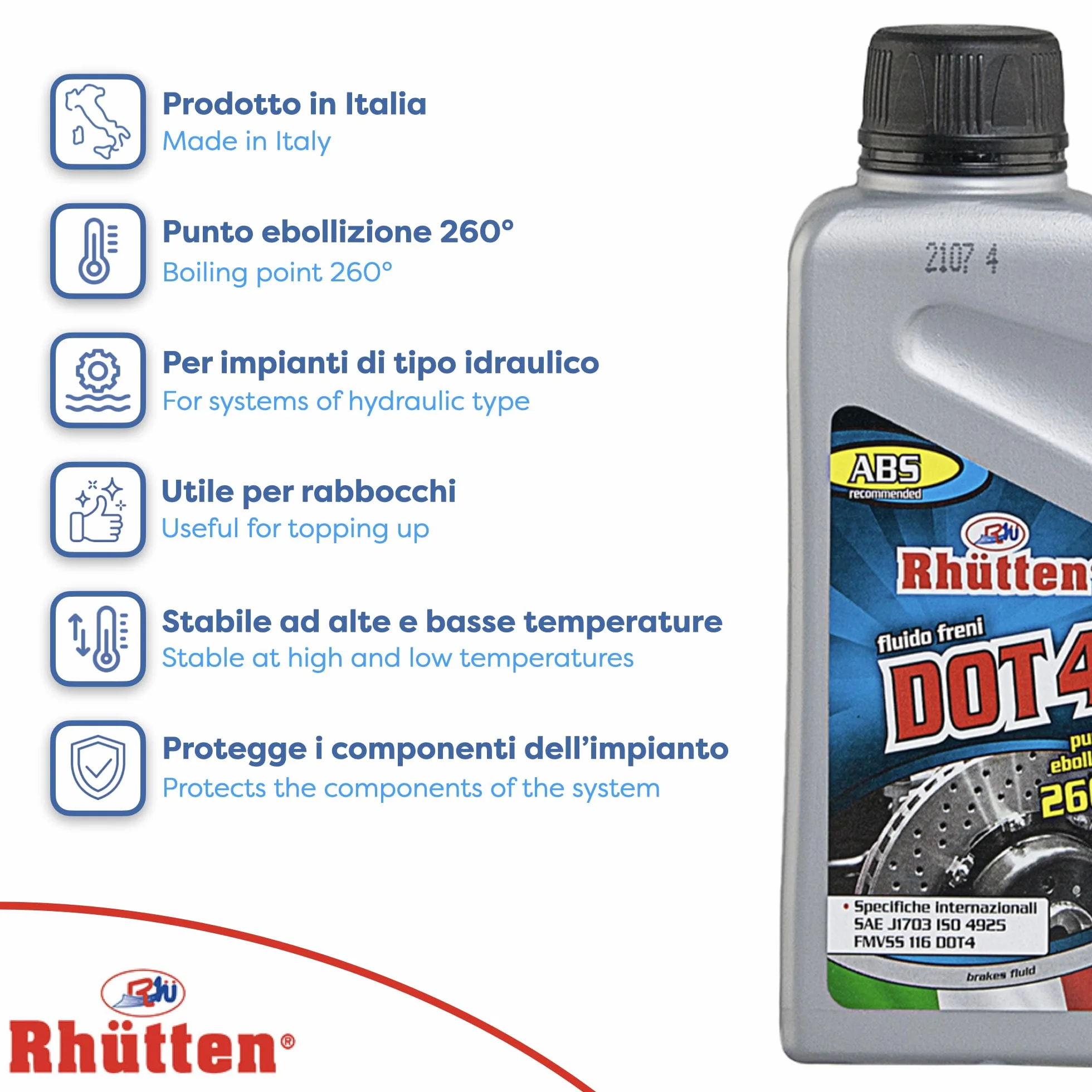 FLUIDO FRENI DOT 4 250ml