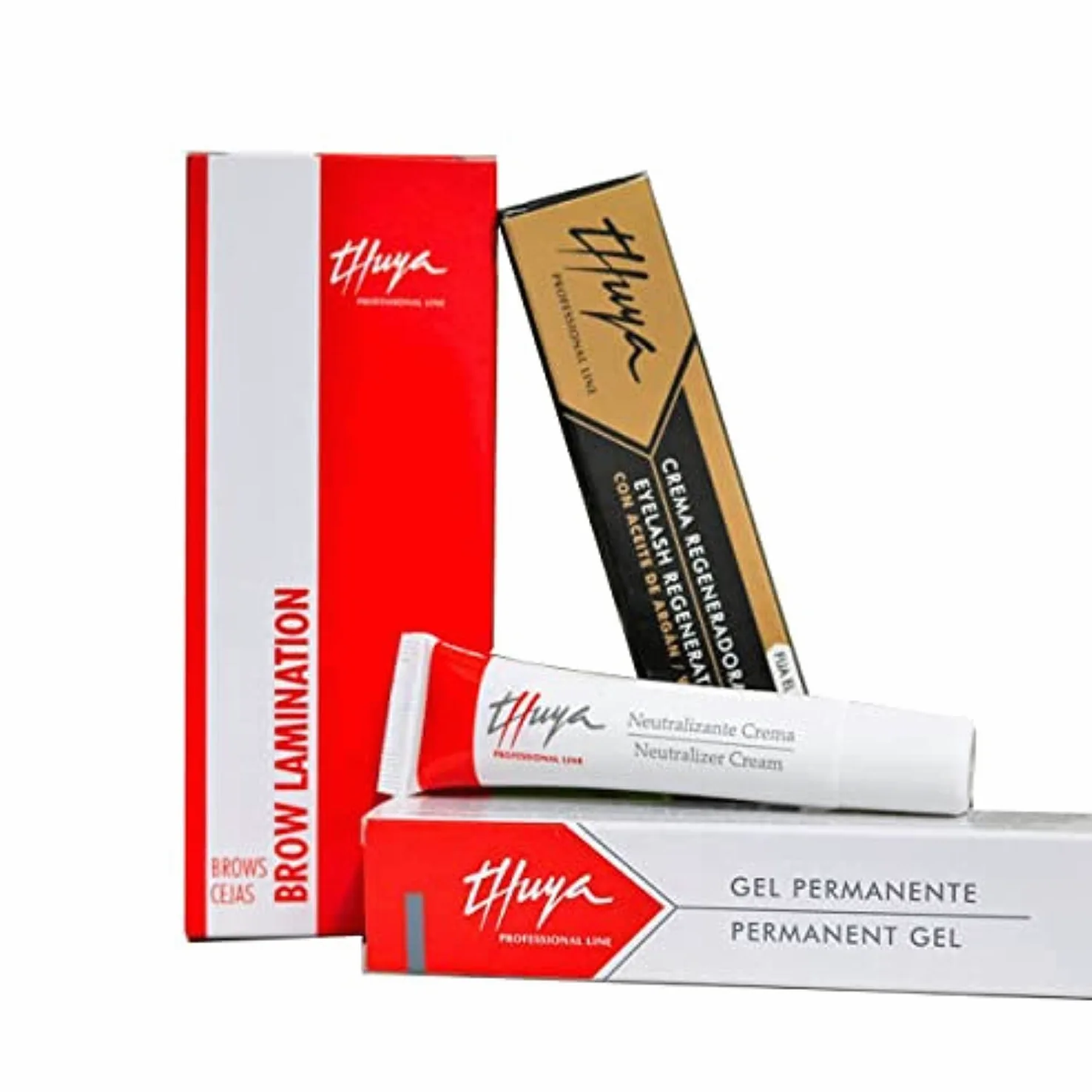 Brow Lamination - Eyebrows Permanent Thuya - Kit Styling Sopracciglia - stiratura o messa in piega a lunga durata con trattamento rigenerante Argan Oil