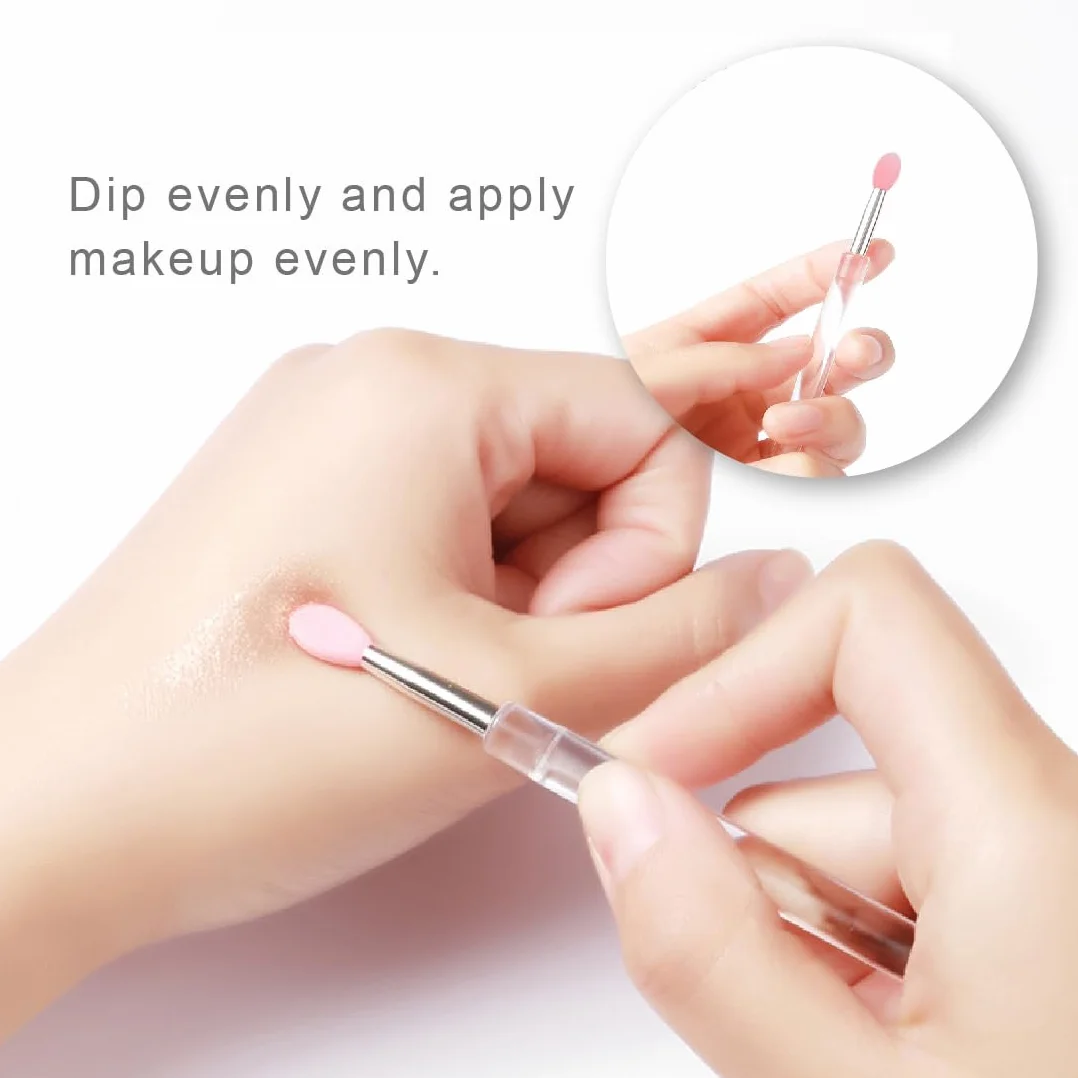 3 Pezzi Pennelli Labbra In Silicone Tappo Rossetto Sopracciglia Pennelli Bellezza Trucco Strumento Professionale Applicatore Per Applicare Mascara Lucidalabbra Ombretto
