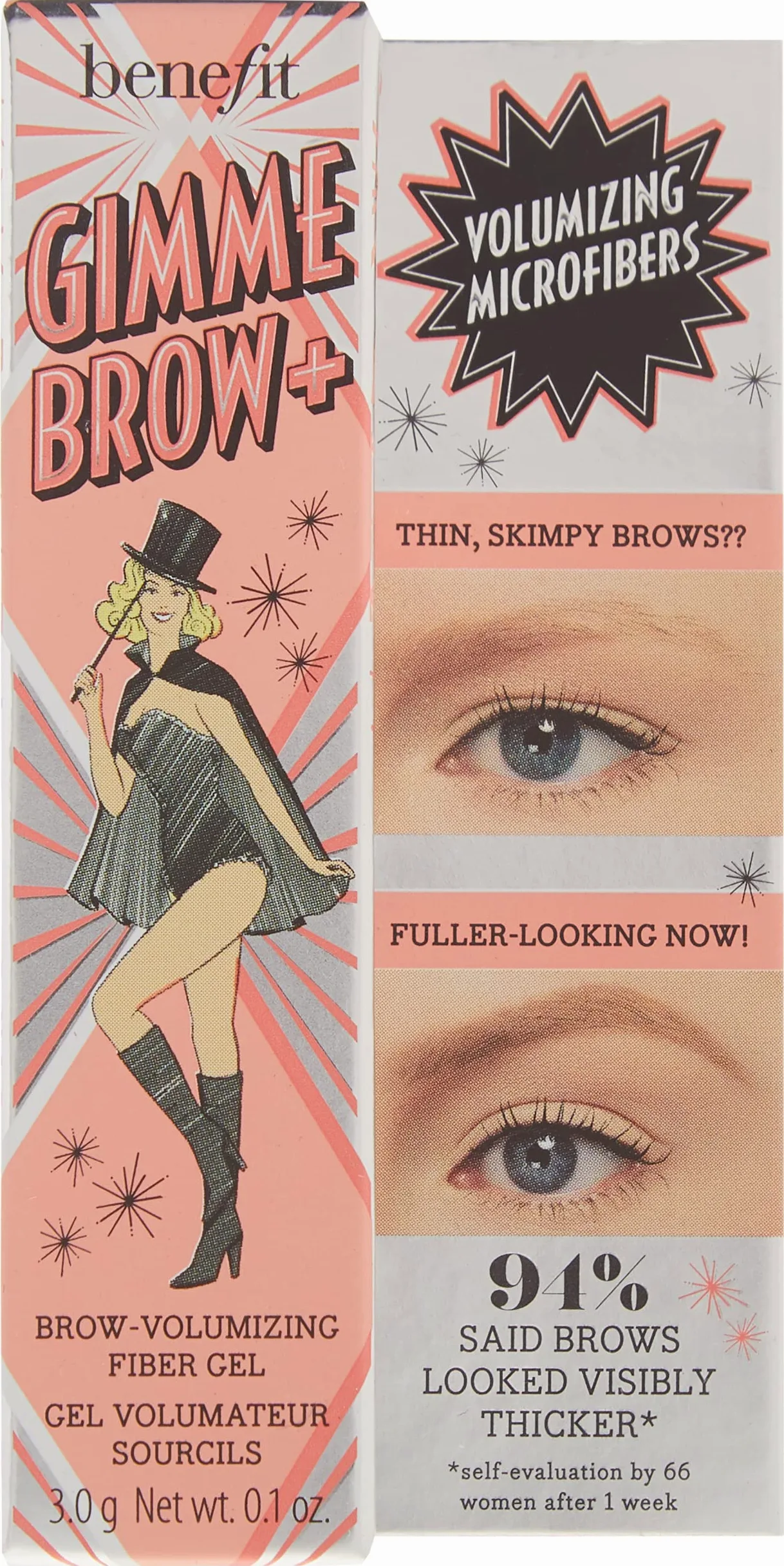 BENEFIT GIMME BROW+ GEL VOLUMINIZADOR CEJAS 01 LIGHT PLATINUM