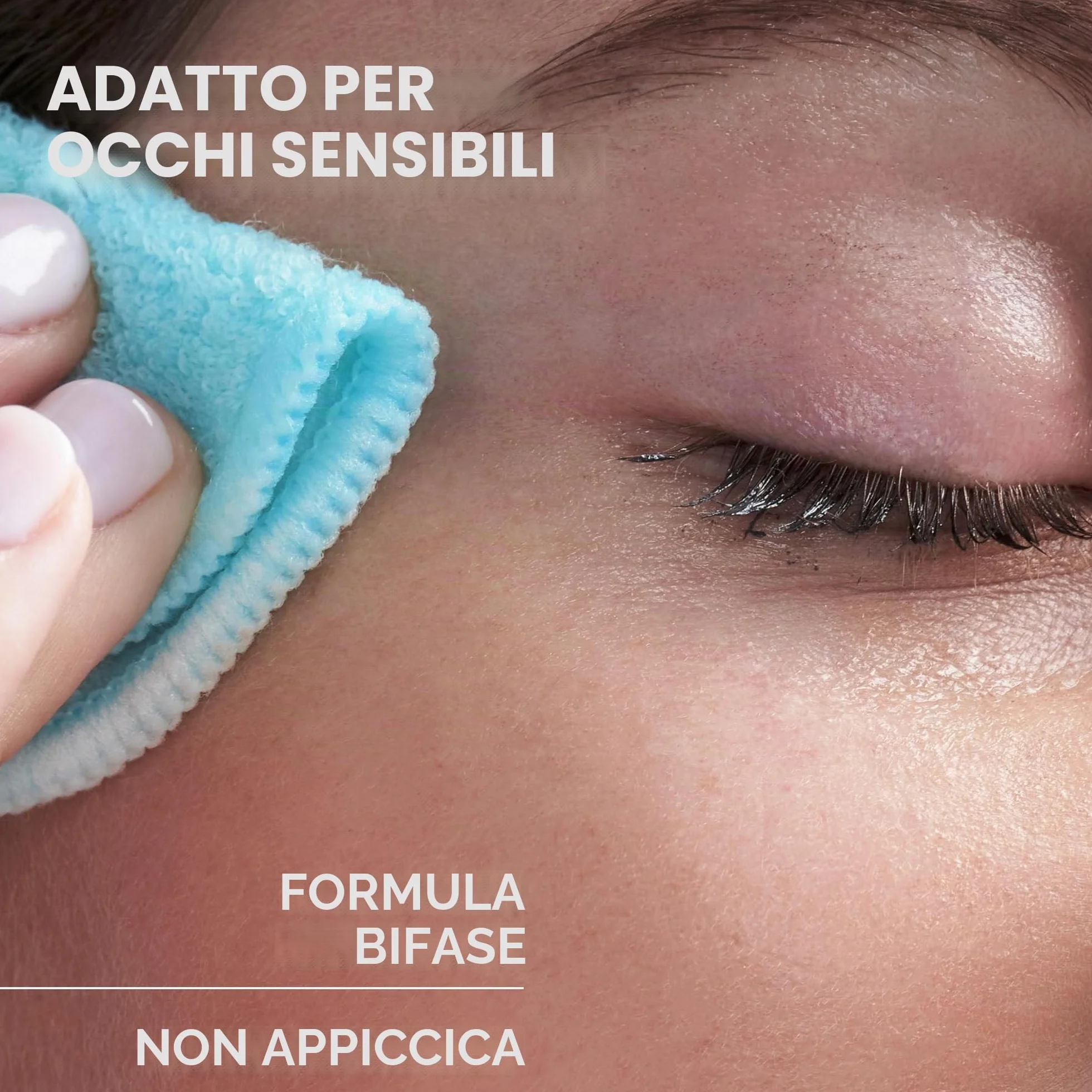 URIAGE Struccante occhi waterproof con ACQUA DI FIORDALISO - Rimuove trucco waterproof, pelle morbida, senza parabeni