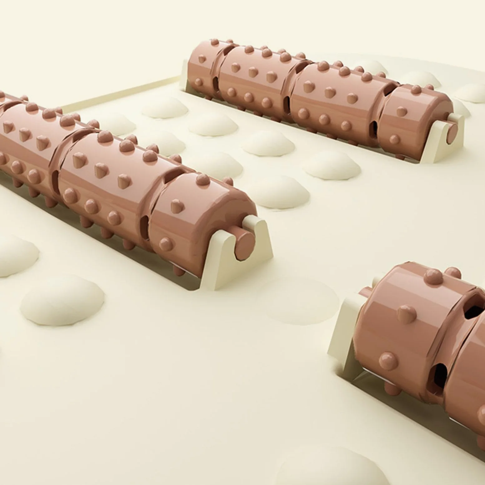 Pediluvio, Bacinella per Pedicure, Bacinella per Massaggio Ai Piedi, Realizzata in Polipropilene, Comoda E Antiscivolo Maniglia, Ideale Come Regalo O, Beige, L with Wheels