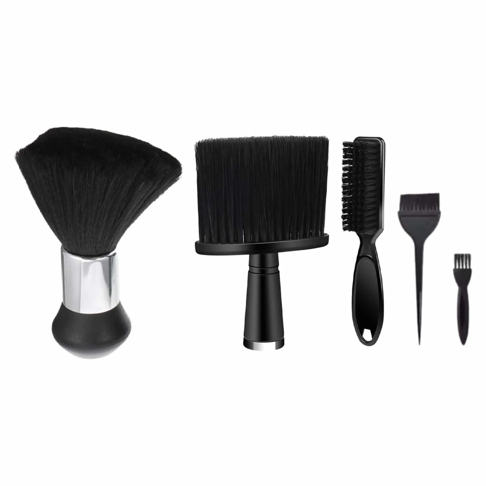 5 pezzi Spazzola per capelli per salone,Spazzola per parrucchiere,Pennello pulizia,Pennelli da parrucchiere,Pennello da barbiere,accessori per capelli,pulizia dei capelli,rimozione della polvere