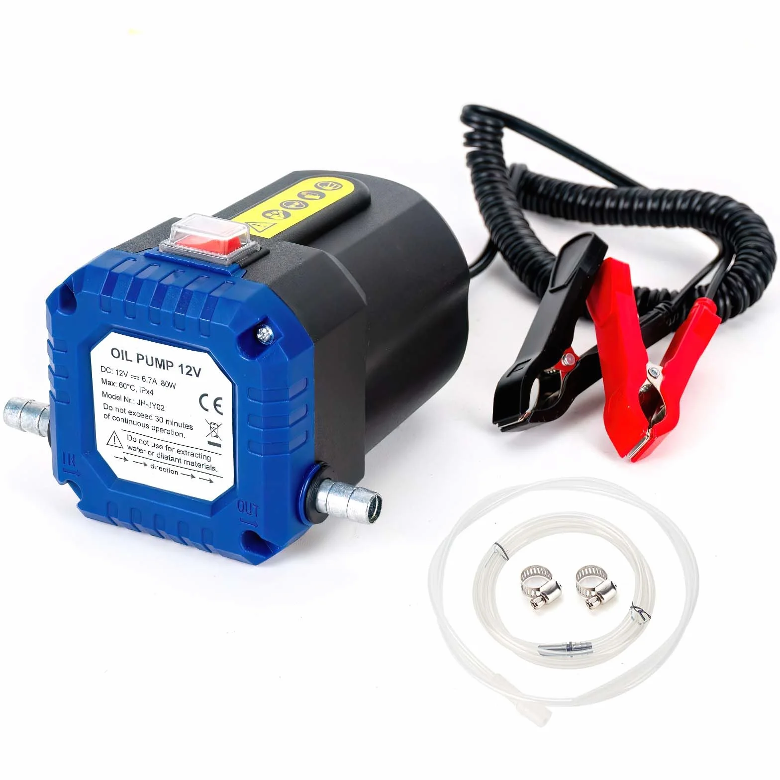 Estrattore di Pompa per Cambio Olio 12V 80W con Tubo