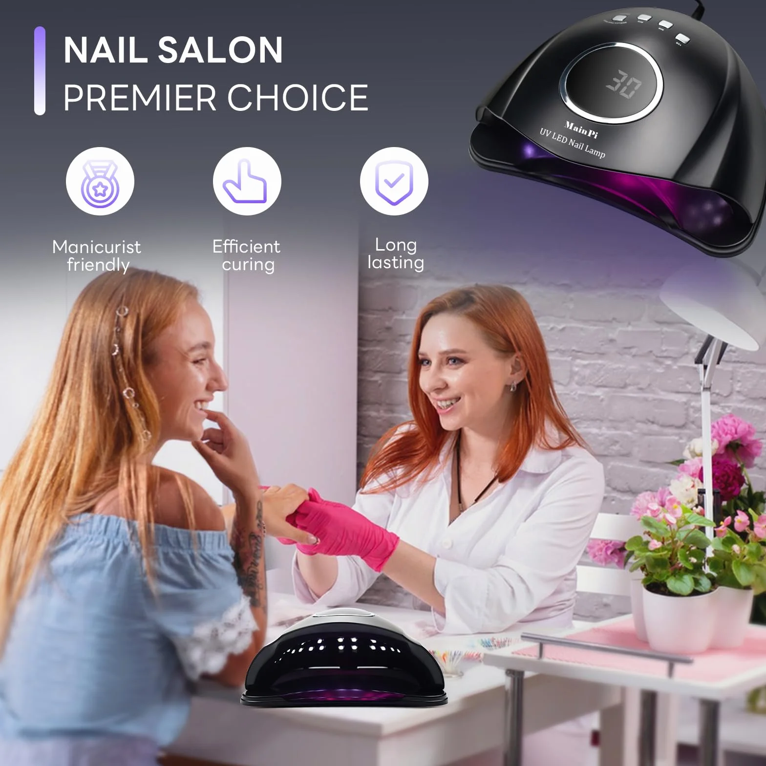 Lampada Unghie UV LED 168W,Professionale UV Unghie con 42LEDs,Asciugatura Rapida Asciuga Smalto Fornetto Unghie,Lampada Con 4 Timer e Sensore Automatico per Manicure/Pedicure (Nero)