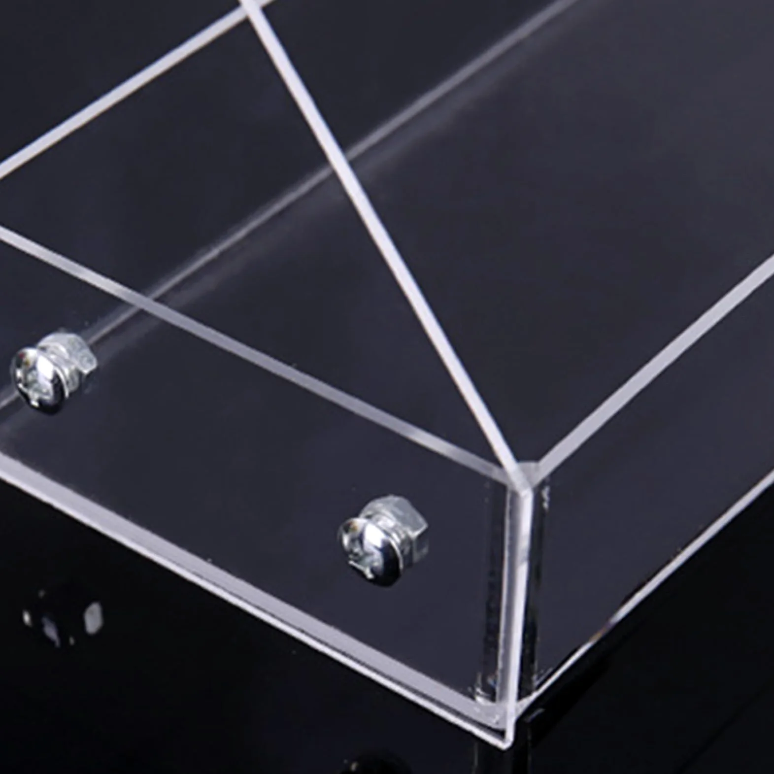 Porta Smalti Scatola Portaoggetti for Rossetto, Espositore da Tavolo in Plastica Trasparente Valigetta Custodia