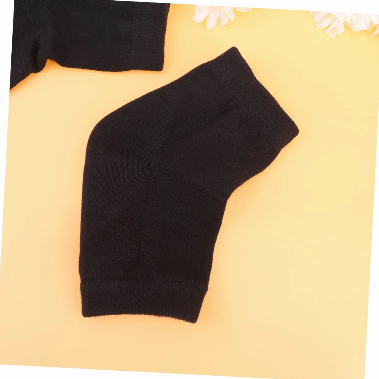 Healeved 6paia Socks Gel Protettivi Per Talloni Di Calze Idratanti Anti-crack Nere Per Dei Piedi e Comfort Notturno