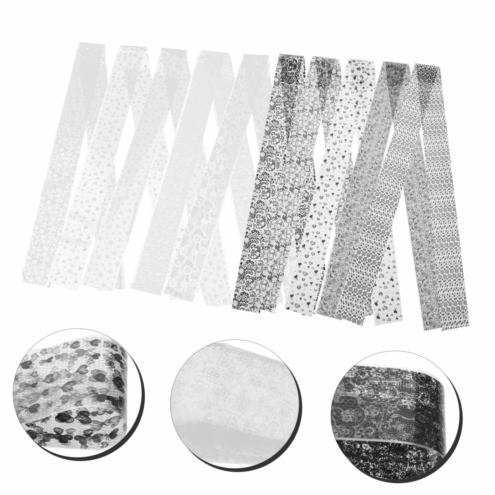 Healeved Lace Nail Stickers Adesivi Per Unghie Decalcomanie Per Nail Art Per Speciali e Regali Per Sicuri e Facili Applicare