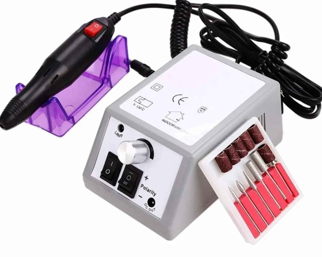 SQUADO Fresa per Unghie Professionale Lima Elettrica per Unghie Gel Manicure Pedicure