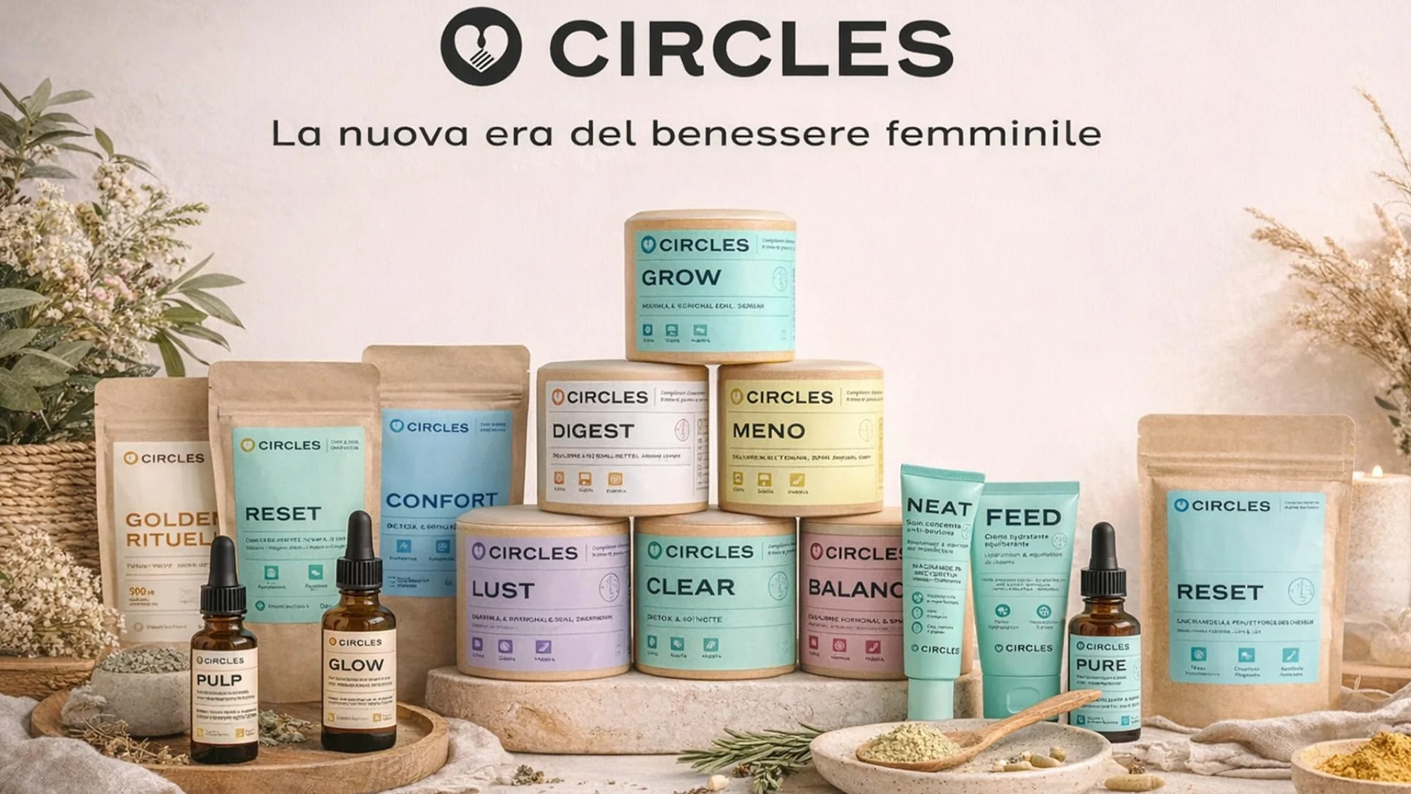 Circles CLEANSE Struccante e Detergente Viso Balsamo in Olio 100 ml
