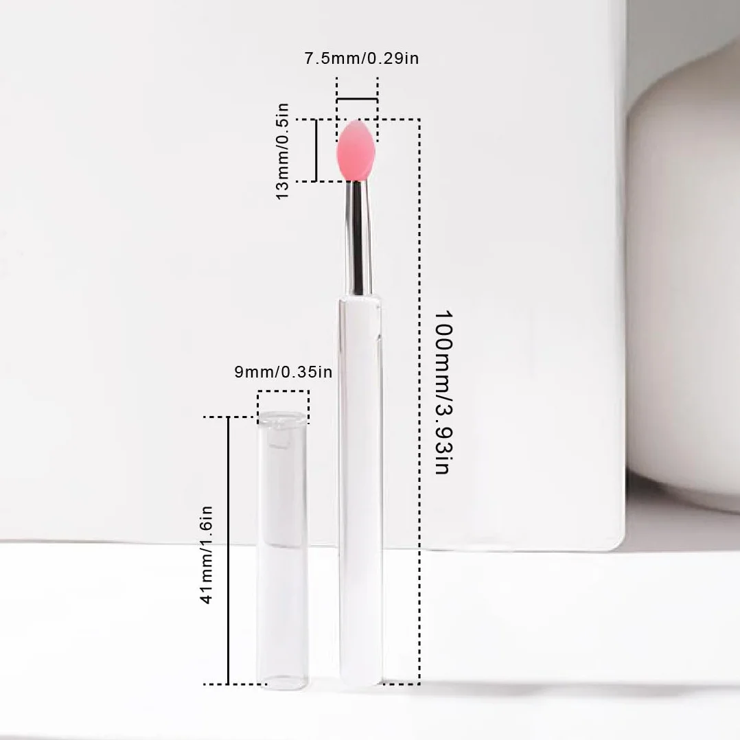 3 Pezzi Pennelli Labbra In Silicone Tappo Rossetto Sopracciglia Pennelli Bellezza Trucco Strumento Professionale Applicatore Per Applicare Mascara Lucidalabbra Ombretto