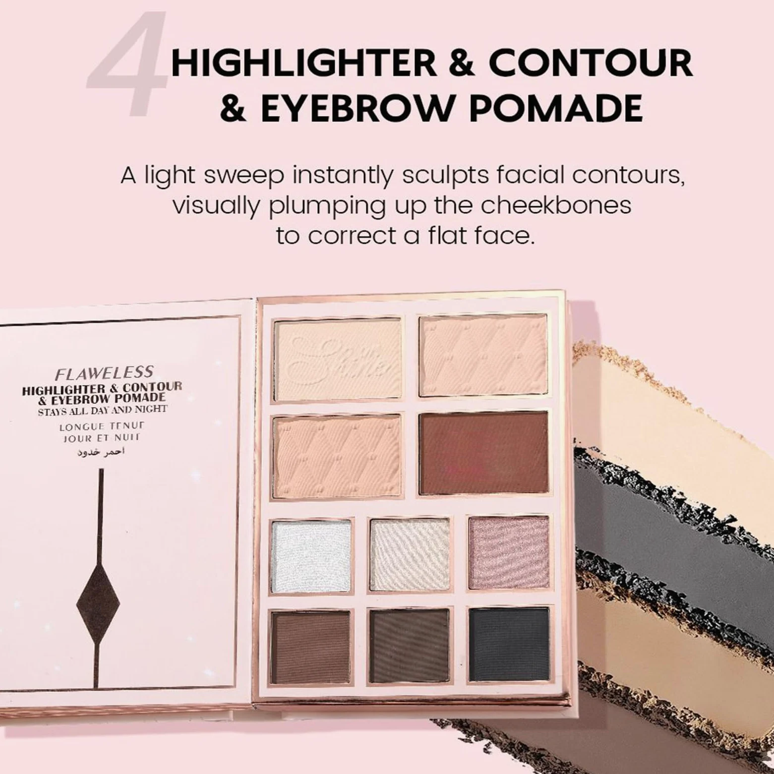 Di Ombretti Per Gli Occhi 48 Colori Impermeabile Per Bronzer | Palette Per Ombretti A Forma Di Libro Ideale Per Donne E Ragazze Per Halloween Uso Quotidiano Feste E Viaggio