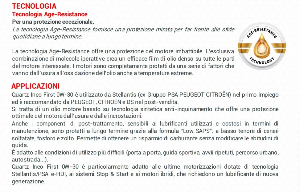 TotalEnergies Olio motore Total Ineo First 0W-30 5 Litri